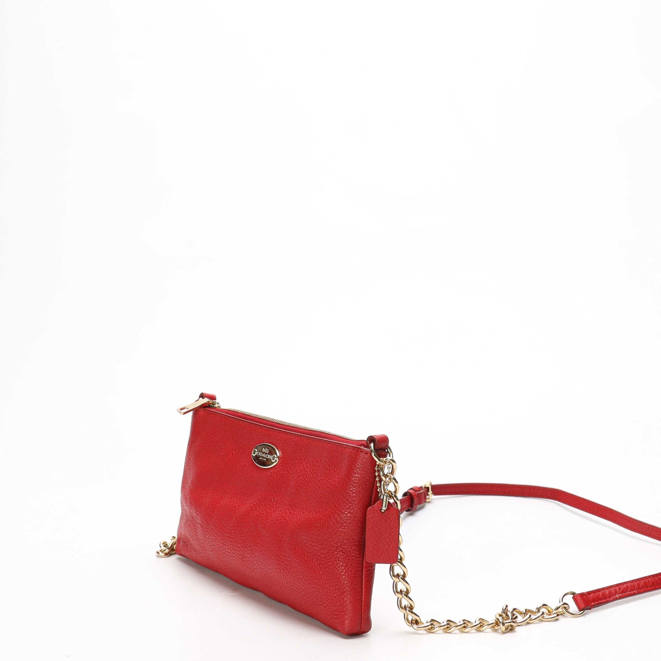 Coach Quinn Red Crossbody Bag