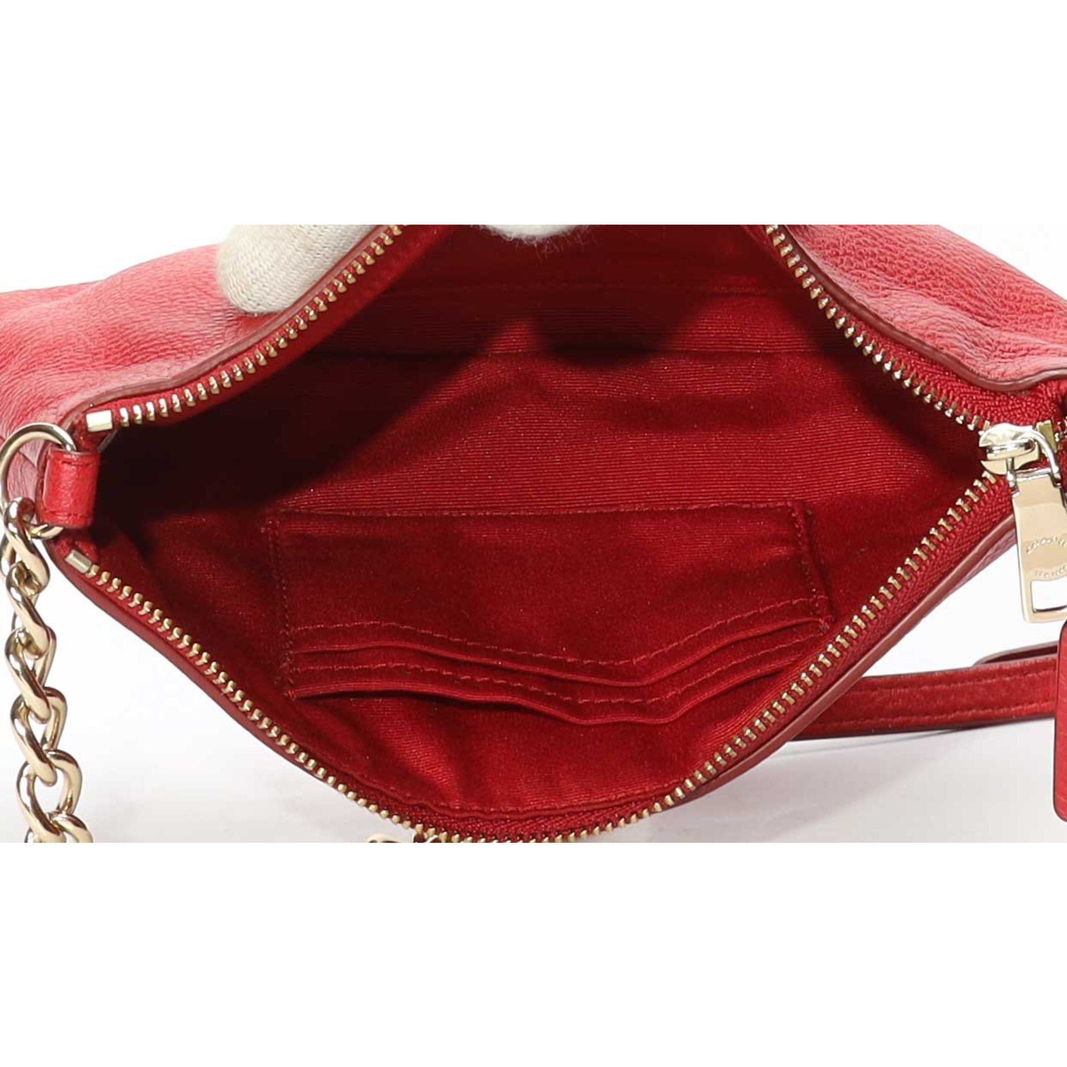 Coach Quinn Red Crossbody Bag