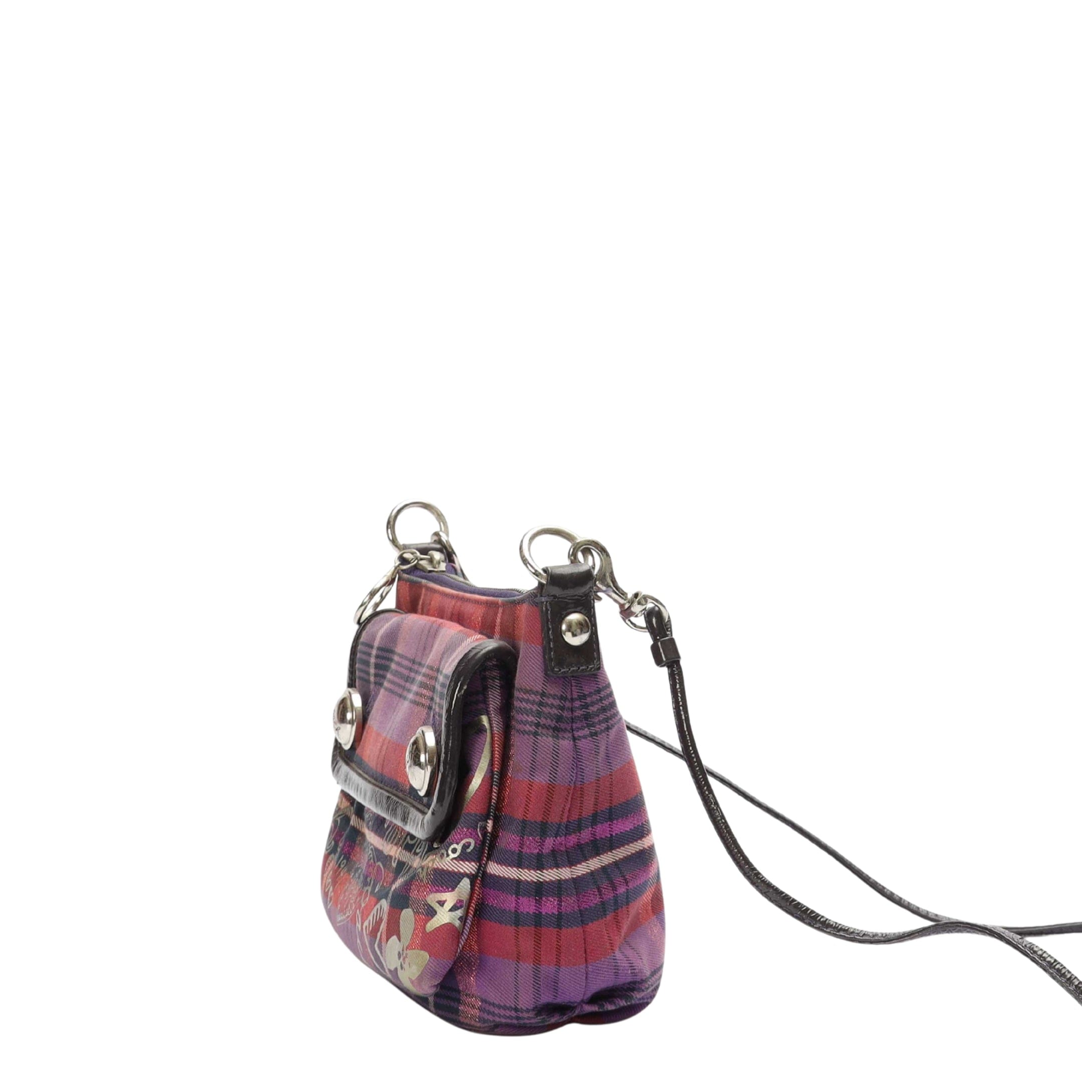 Coach Poppy Tartan Plaid Crossbody Bag