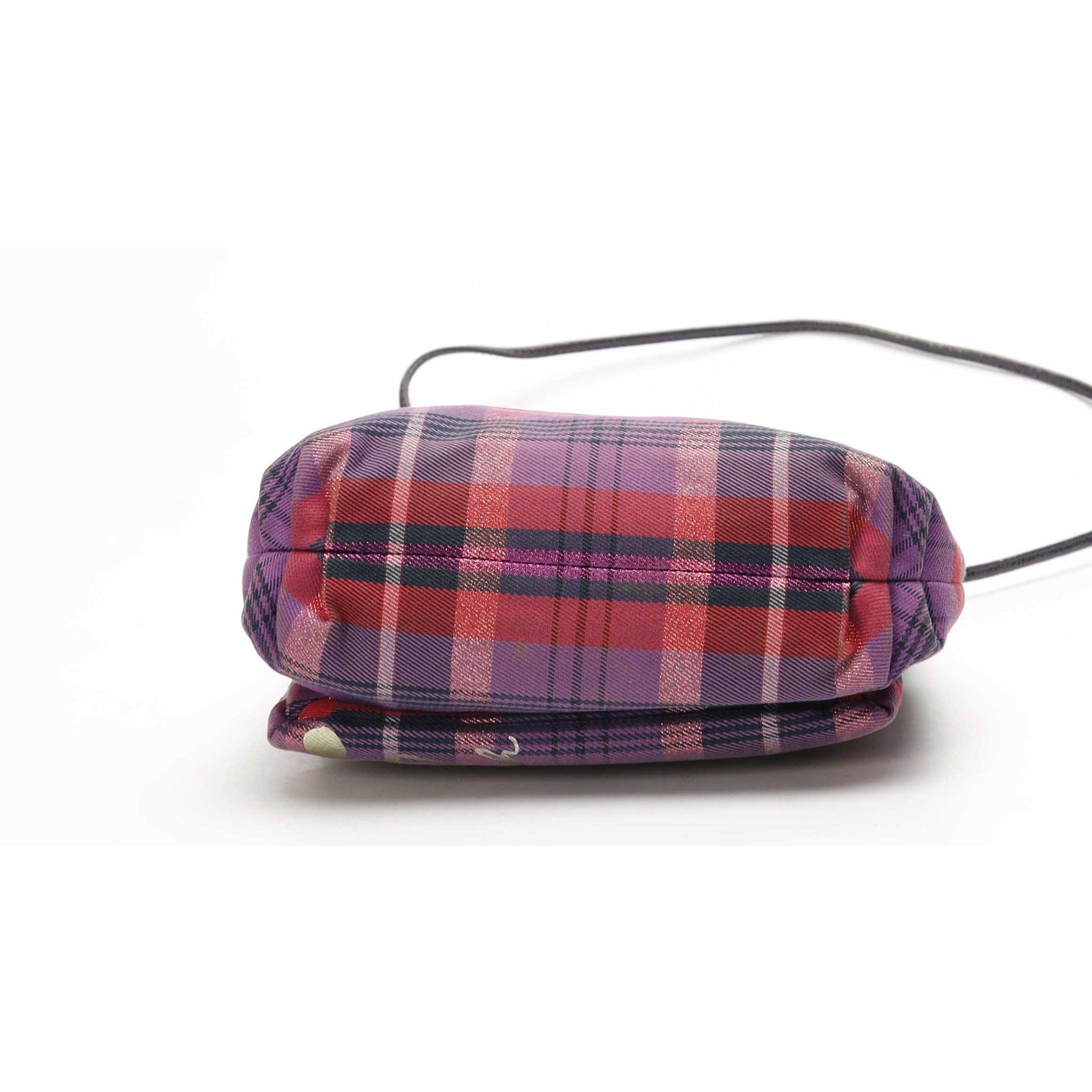 Coach Poppy Tartan Plaid Crossbody Bag