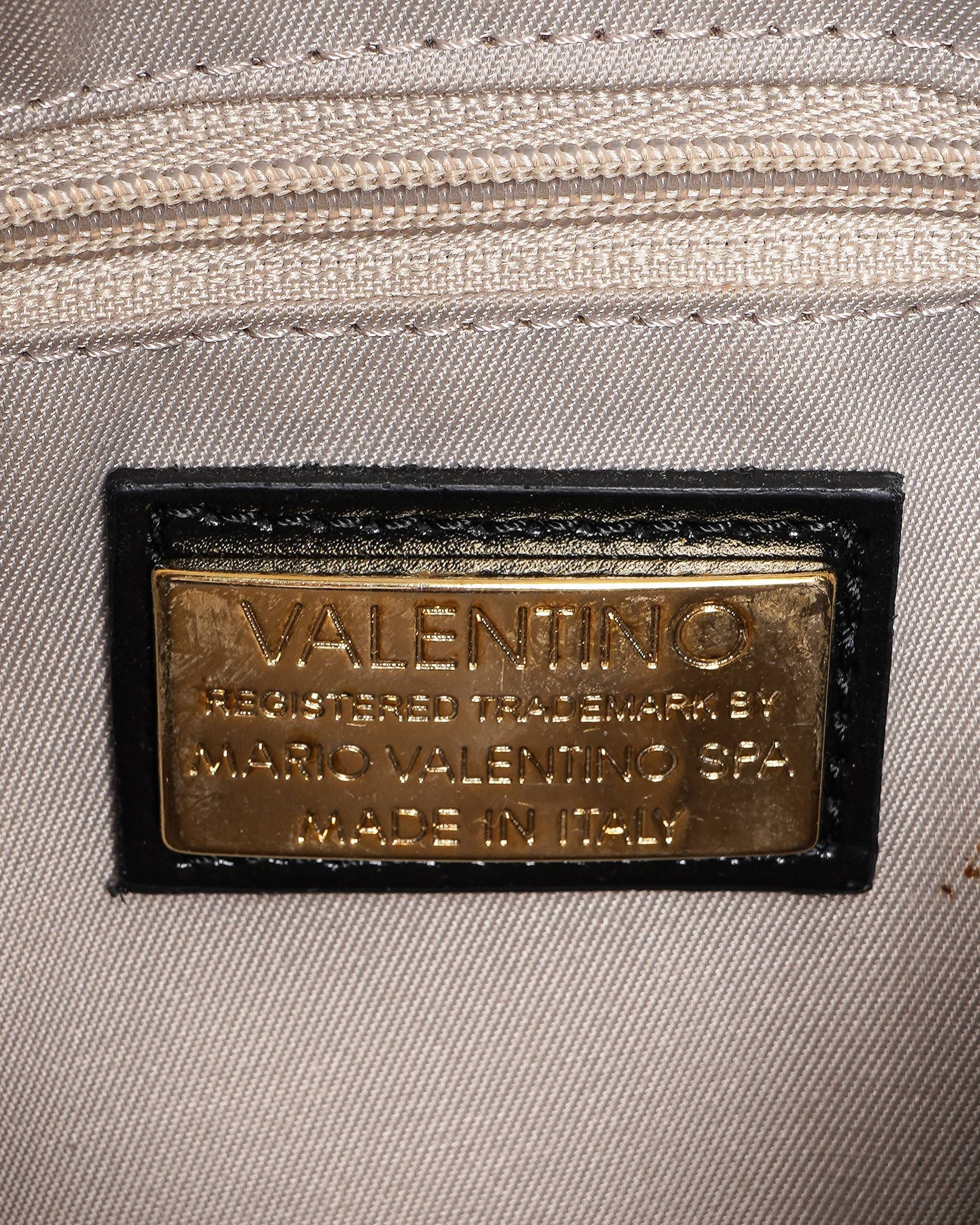 Valentino Black leather crossbody bag