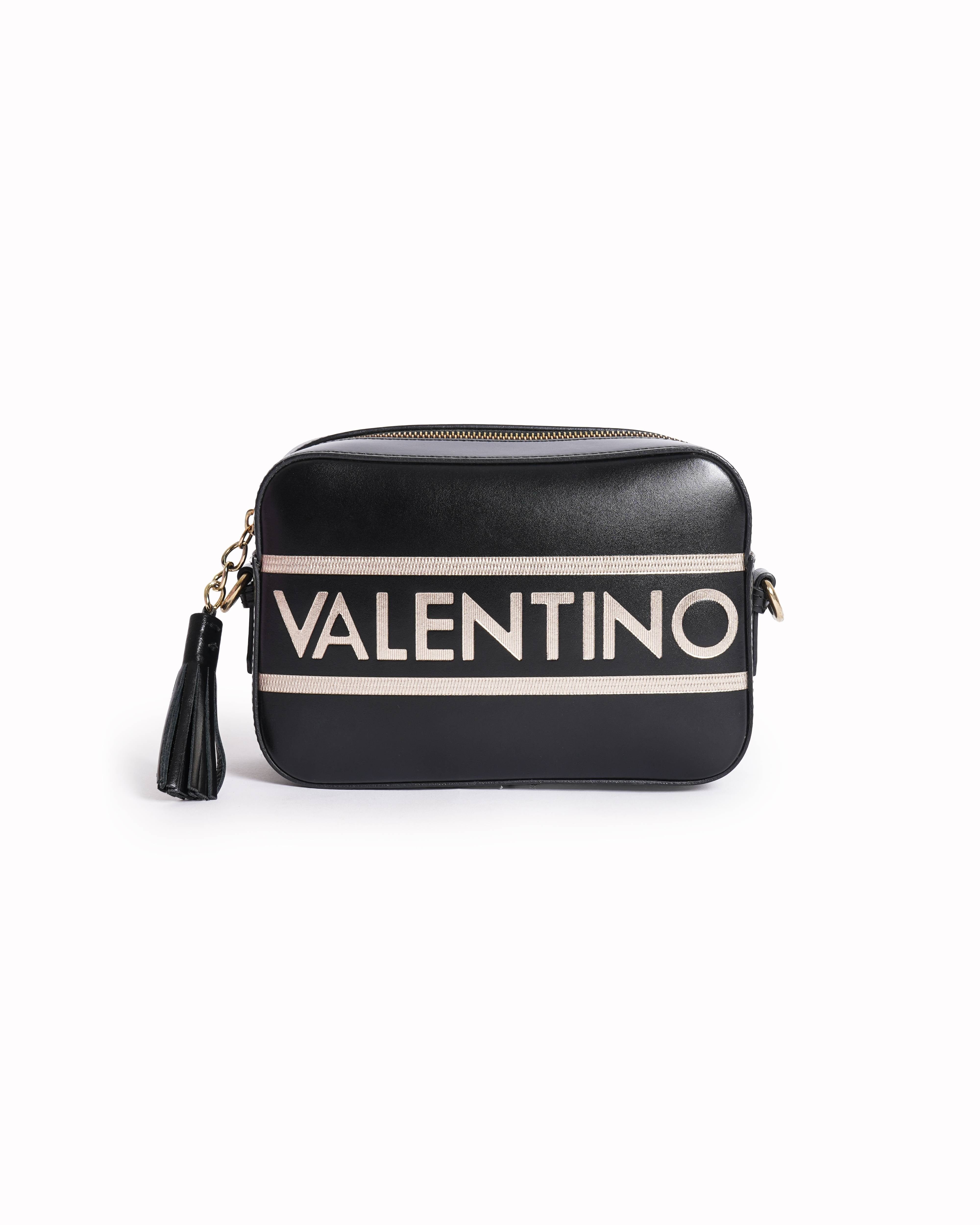 Valentino Black leather crossbody bag