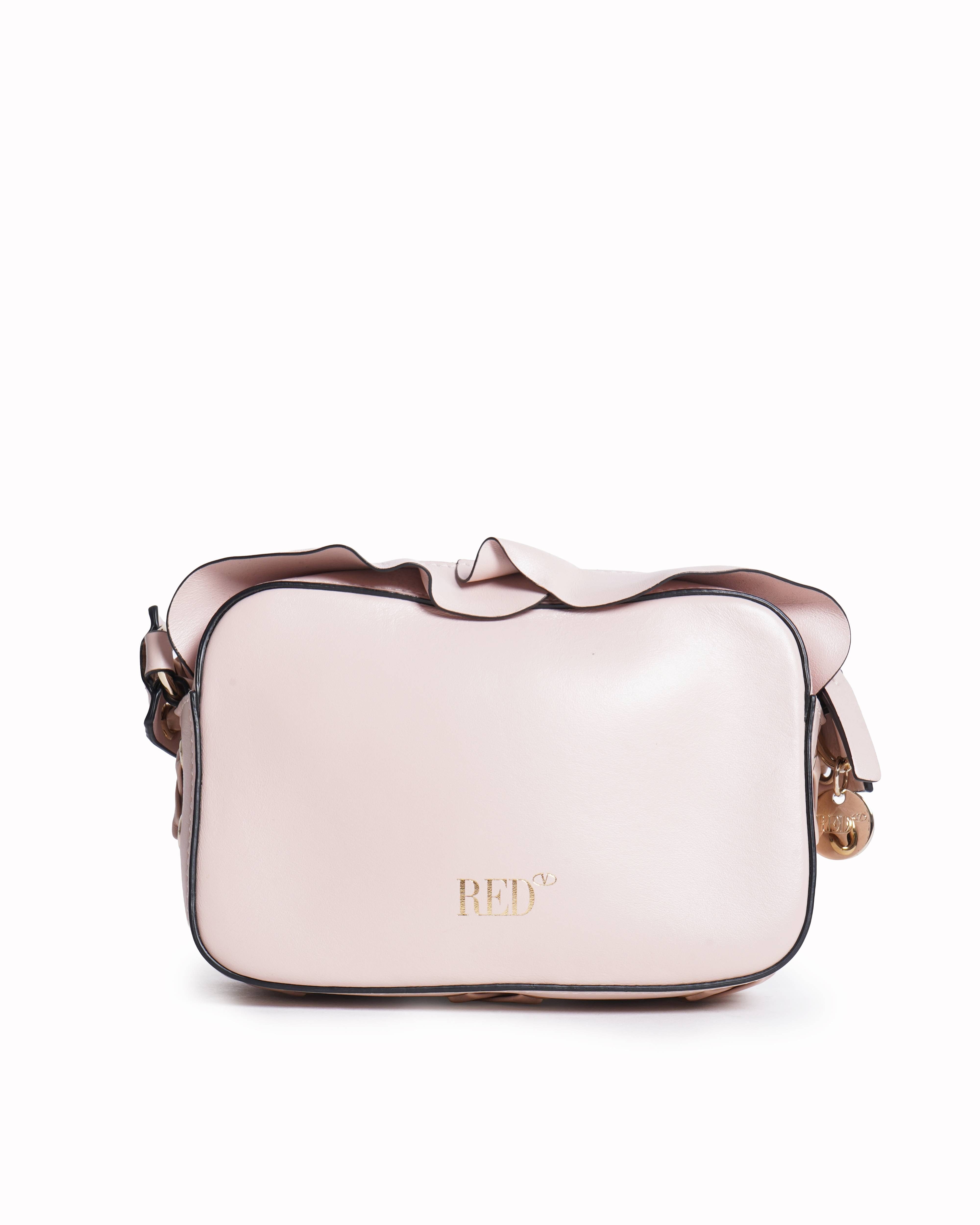 Valentino Red Valentino Garavani Light Pink Leather Crossbody bag