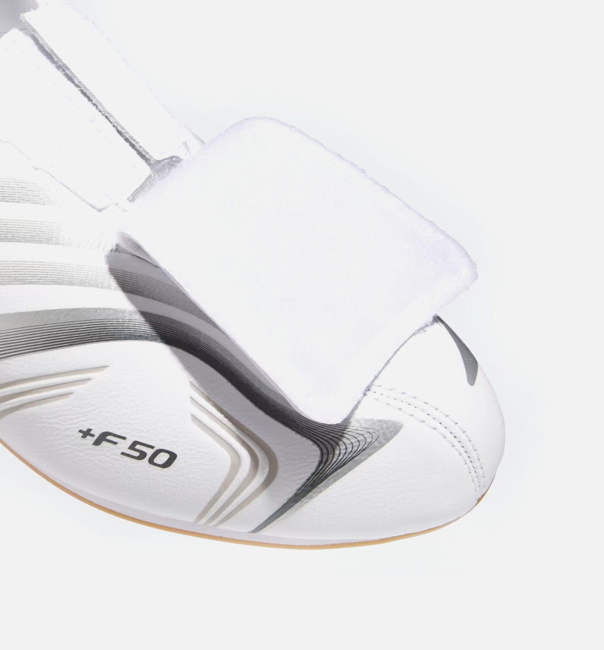 adidas Taekwondo F50 Womens Lifestyle Shoe - Cloud White/Silver Metallic/Iron Metallic