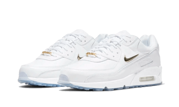 Nike Air Max 90 White Metallic Gold