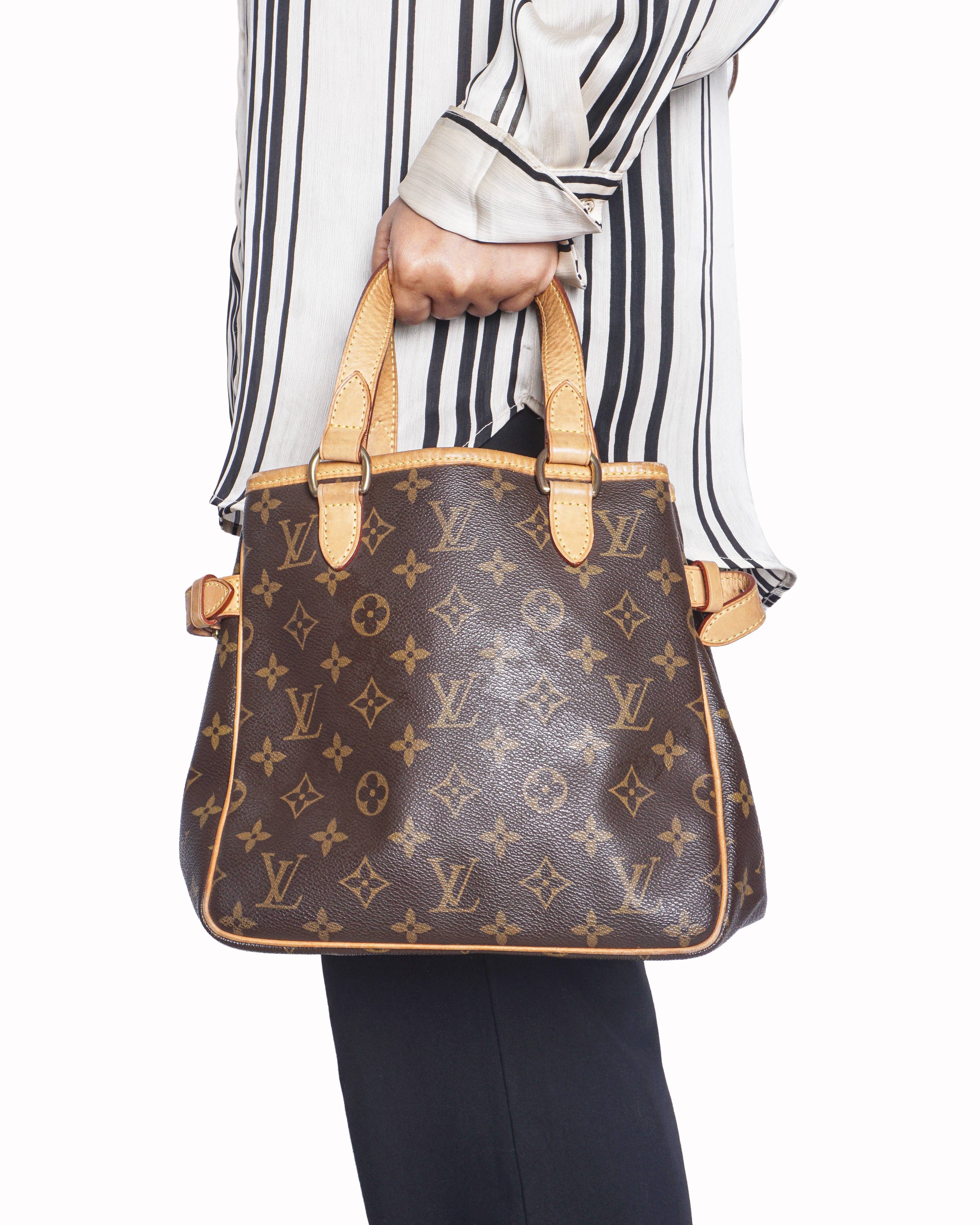 Louis Vuitton Vintage Monogram Batignolles Vertical Tote Bag