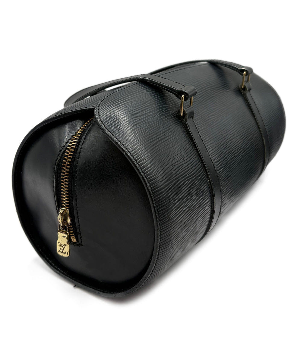 Louis Vuitton Black Epi Leather Handbag