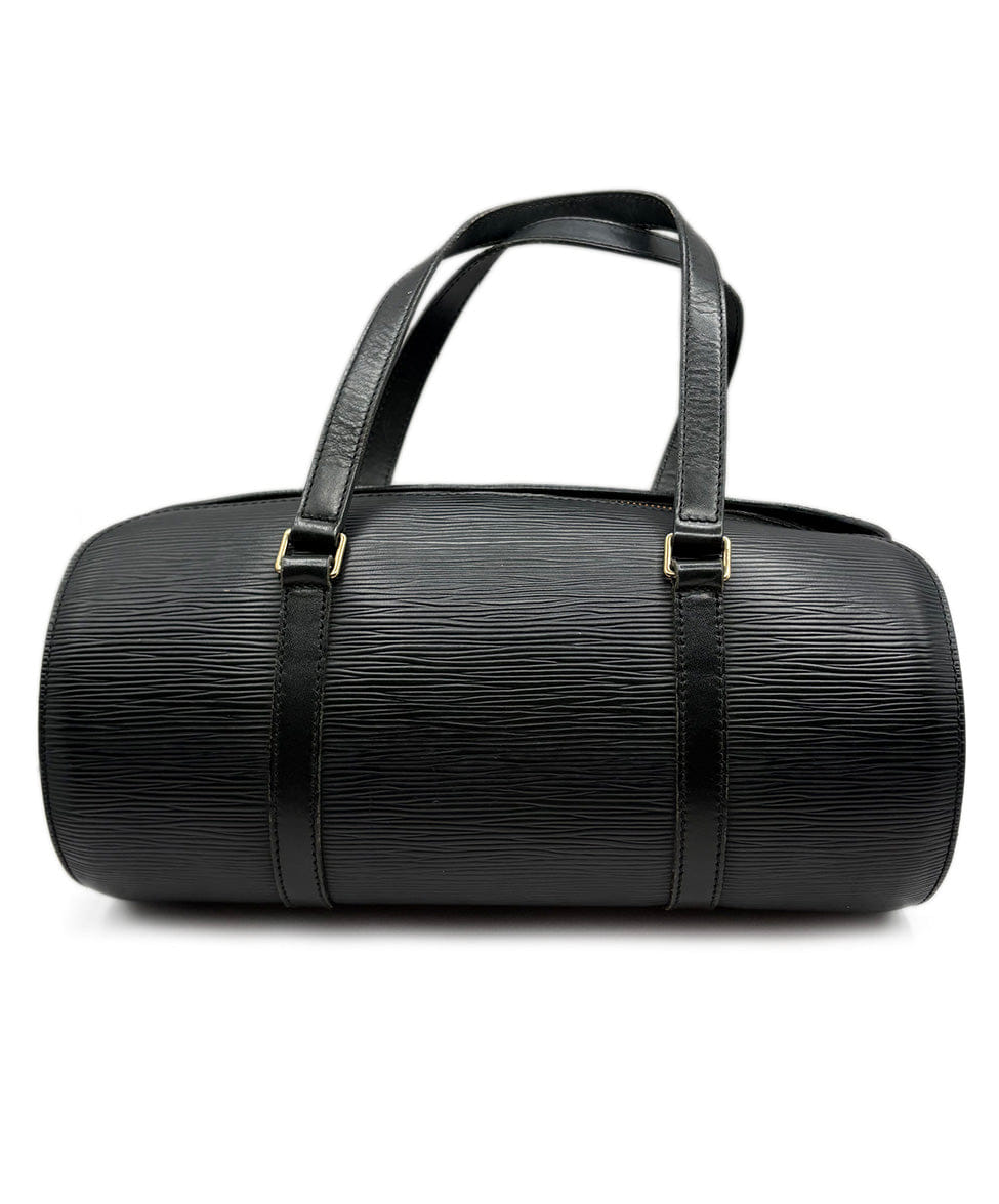 Louis Vuitton Black Epi Leather Handbag
