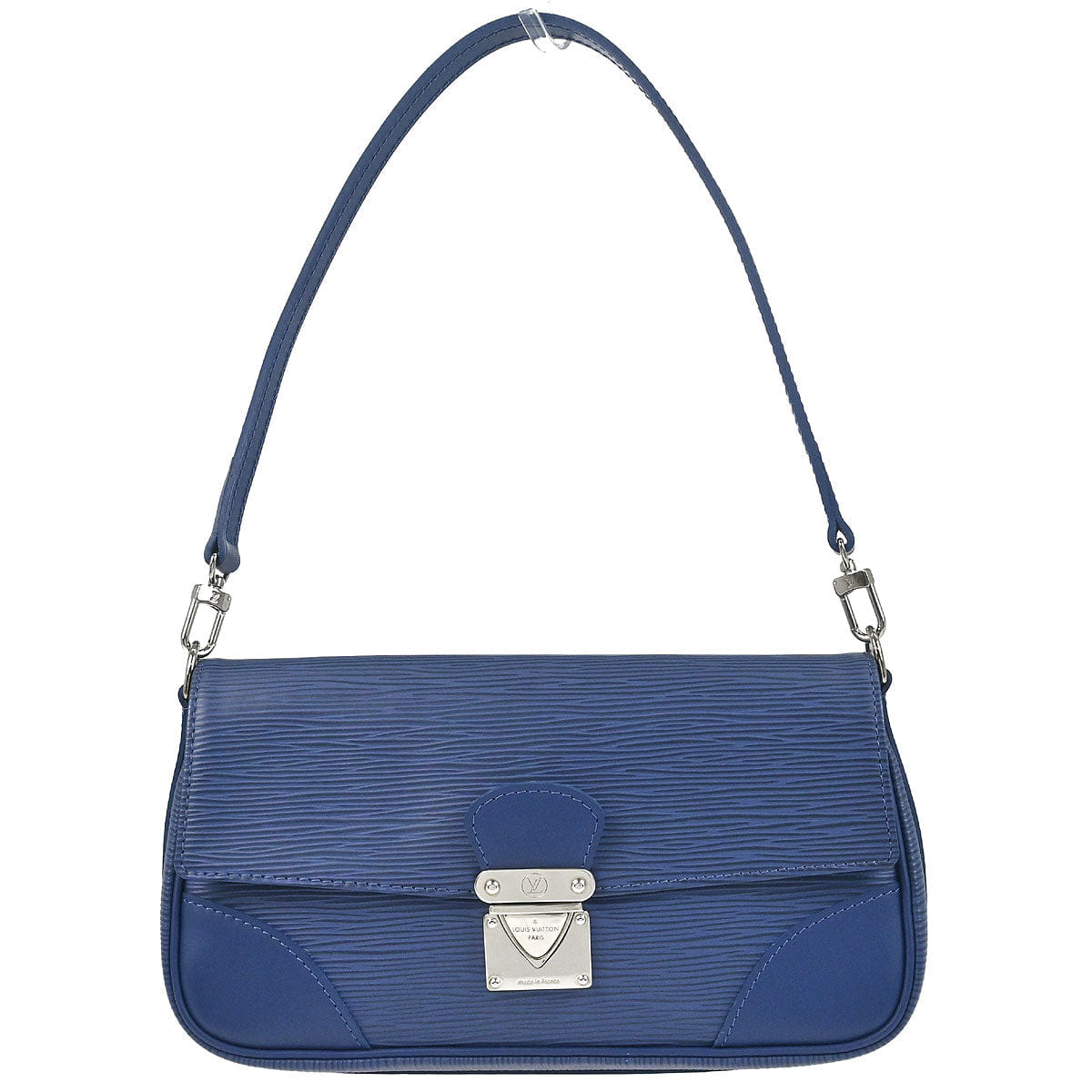 Louis Vuitton 2005 Blue Epi Pochette Segur Handbag M5888G