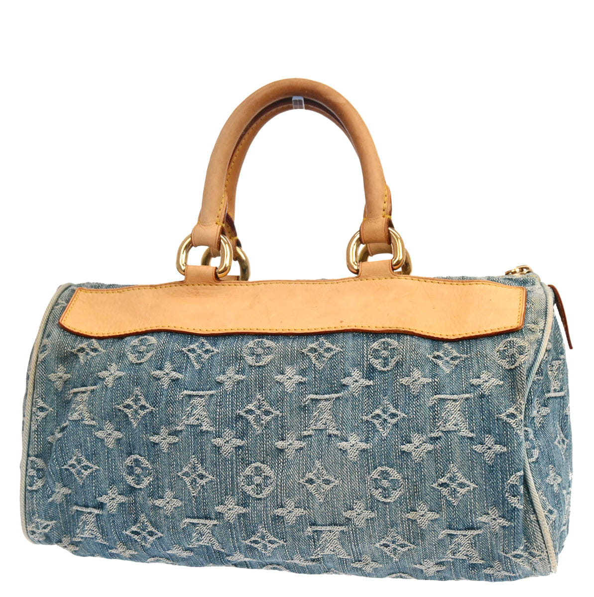 Louis Vuitton 2006 Blue Monogram Denim Neo Speedy Handbag M95019