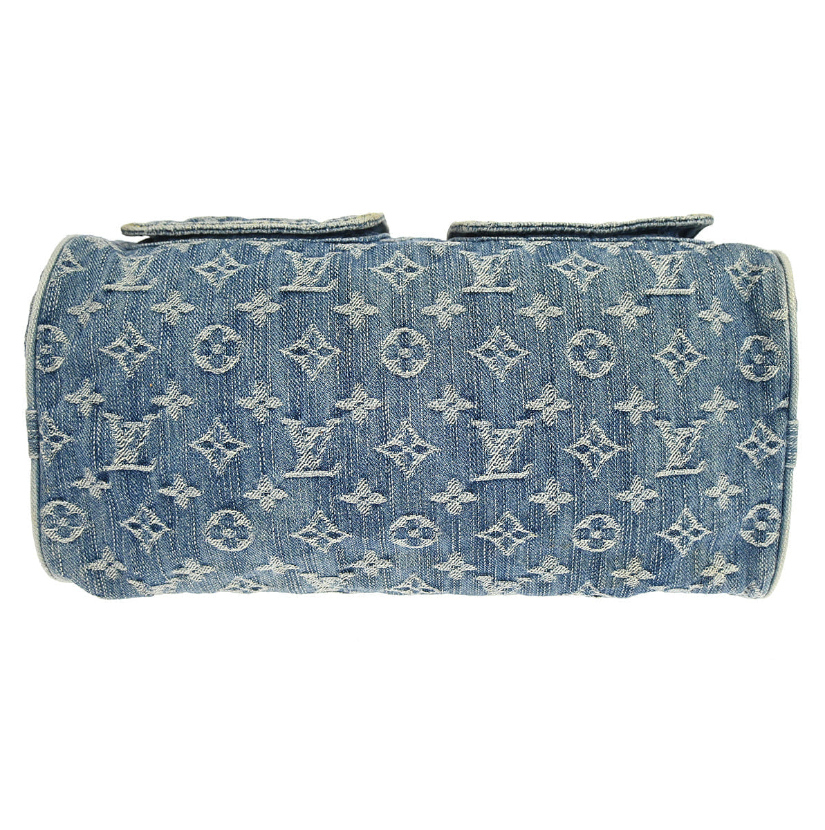 Louis Vuitton 2006 Blue Monogram Denim Neo Speedy Handbag M95019