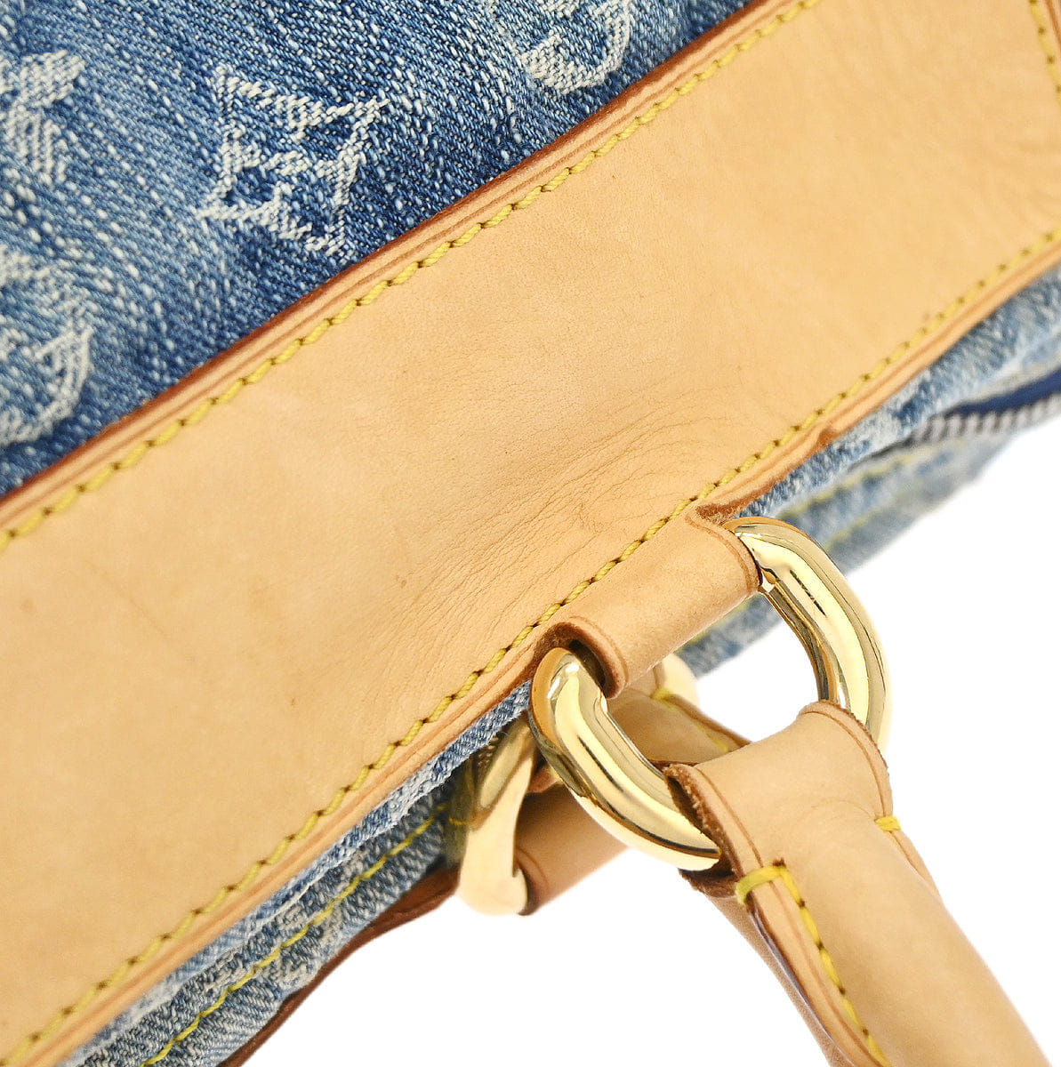 Louis Vuitton 2006 Blue Monogram Denim Neo Speedy Handbag M95019