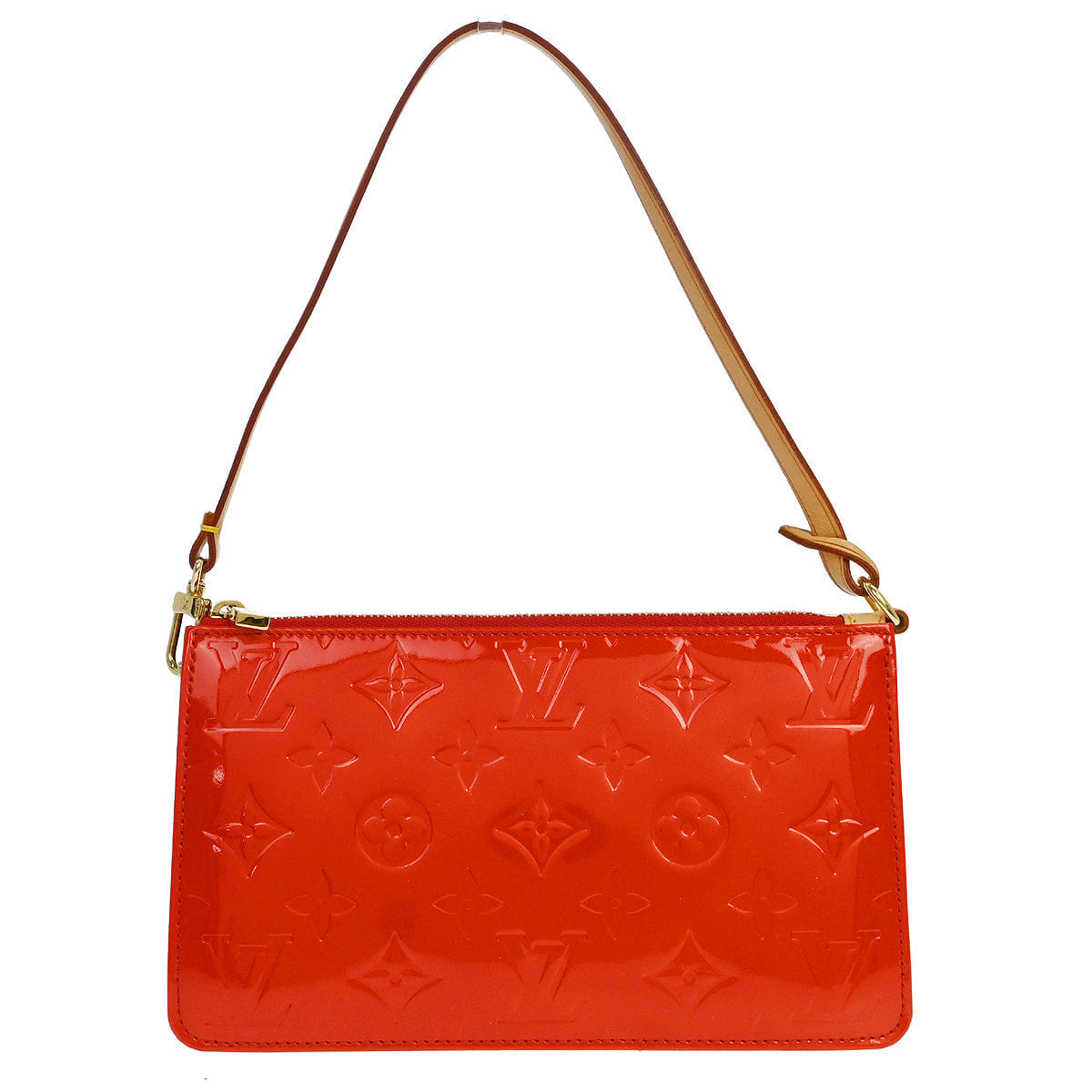 Louis Vuitton Red Monogram Vernis Lexington Handbag M91132