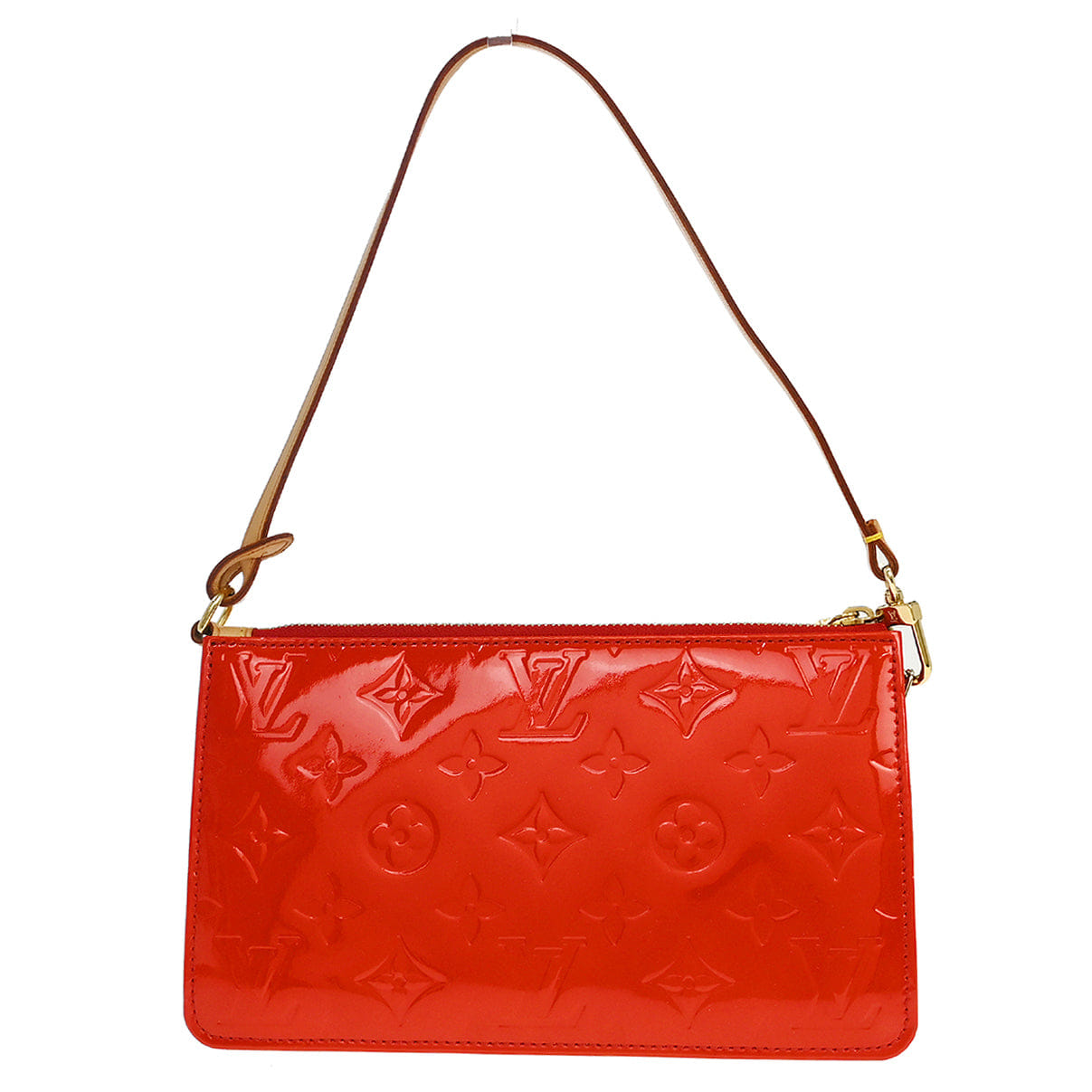 Louis Vuitton Red Monogram Vernis Lexington Handbag M91132