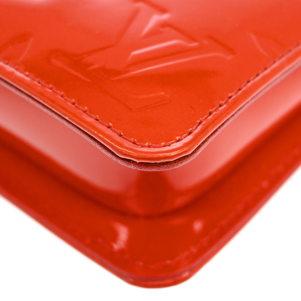 Louis Vuitton Red Monogram Vernis Lexington Handbag M91132