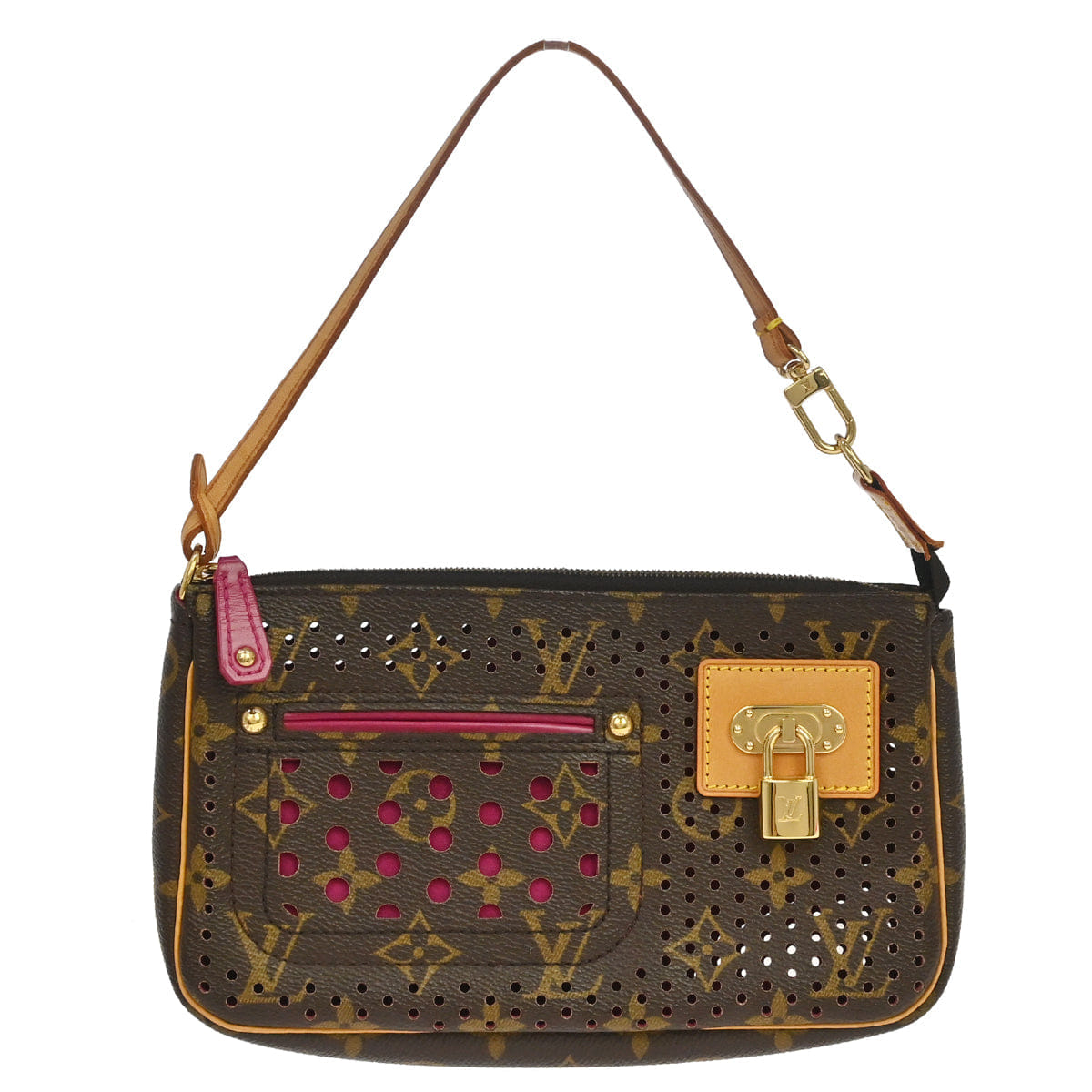 Louis Vuitton 2006 Monogram Perfo Pochette Accessoires Handbag M95183