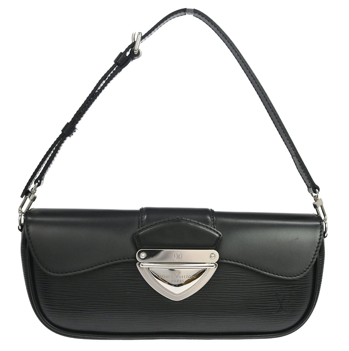 Louis Vuitton 2012 Black Epi Pochette Montaigne Handbag M59292