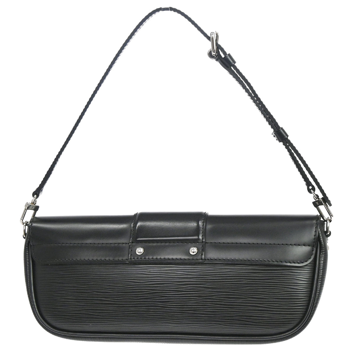 Louis Vuitton 2012 Black Epi Pochette Montaigne Handbag M59292