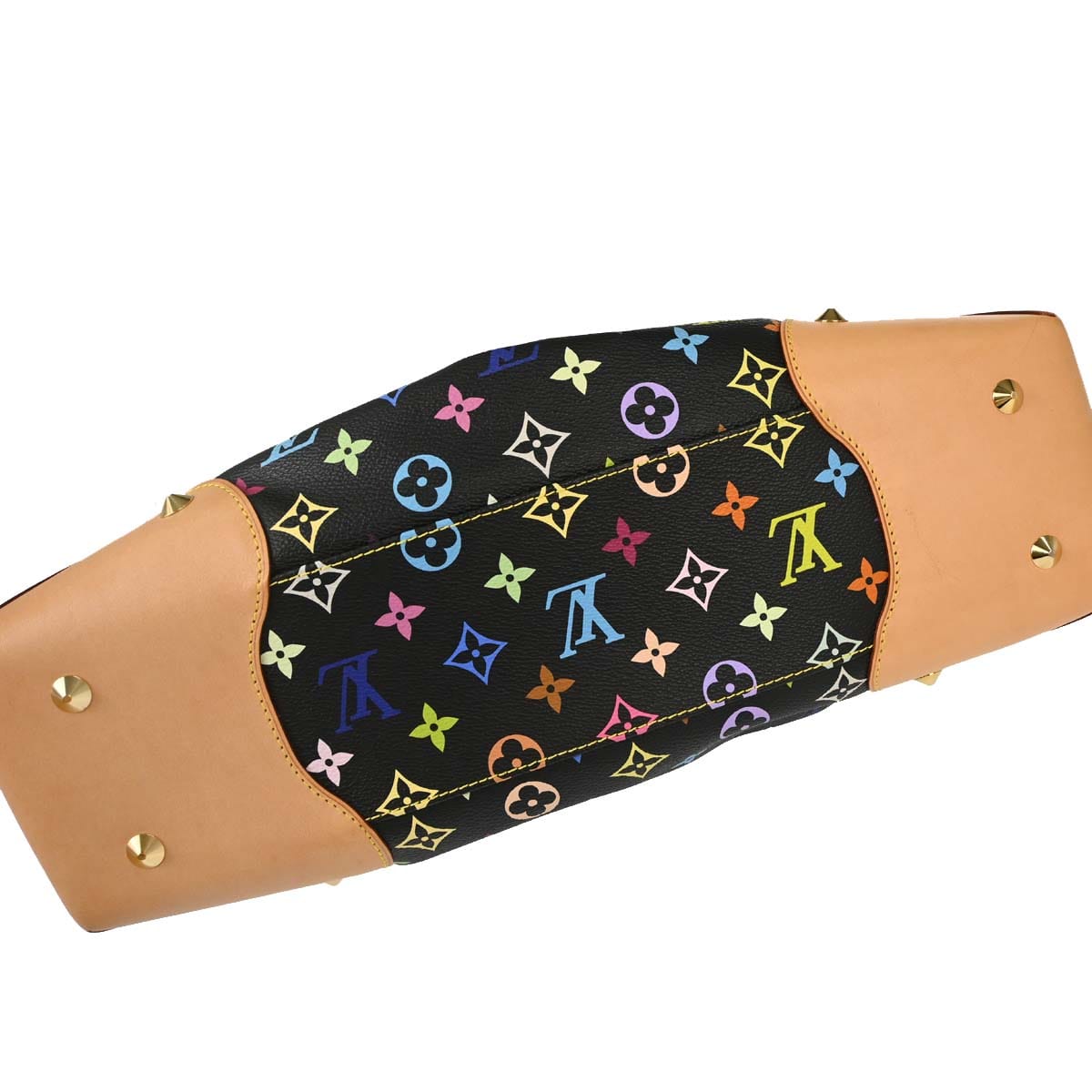 Louis Vuitton 2009 Black Multicolor Judy GM 2way Shoulder Handbag M40254