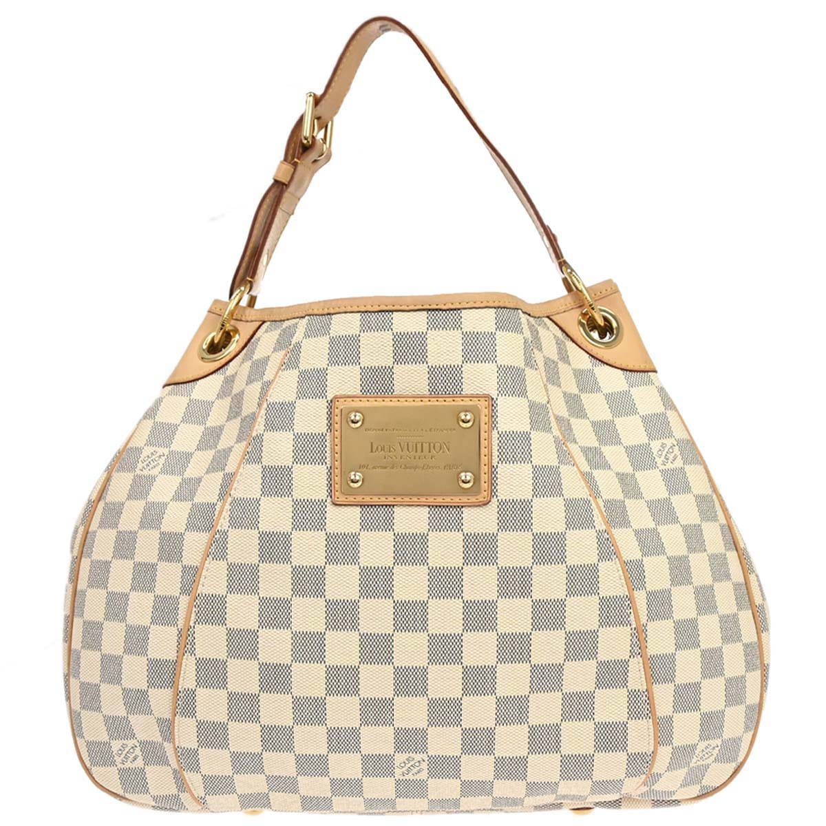 Louis Vuitton 2009 Damier Azur Galliera PM Handbag N55215