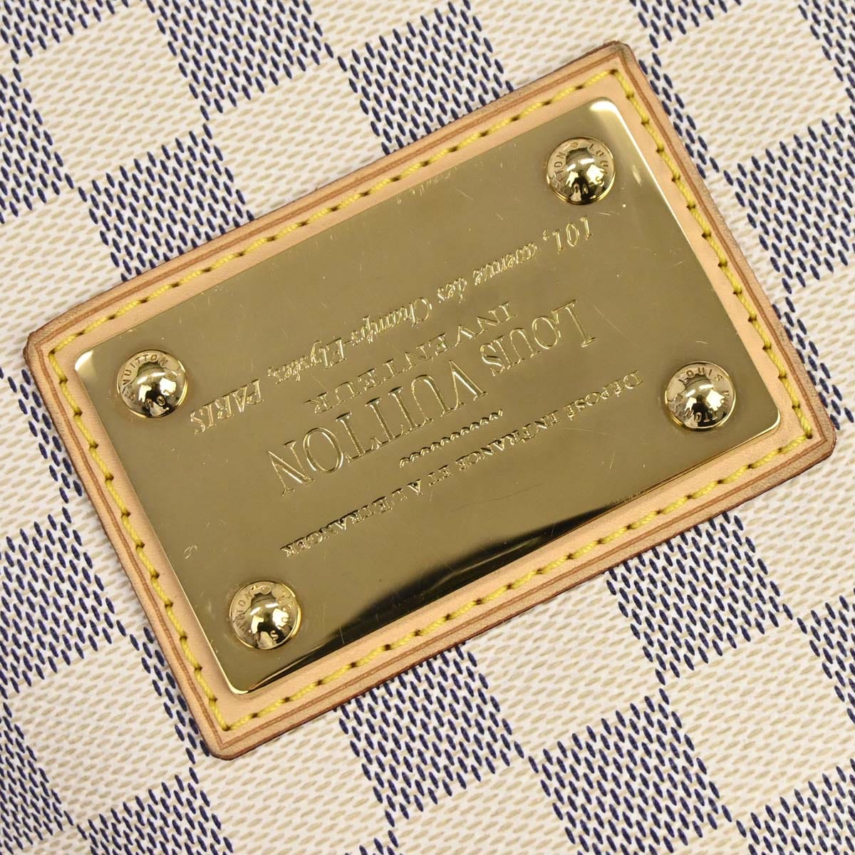 Louis Vuitton 2009 Damier Azur Galliera PM Handbag N55215