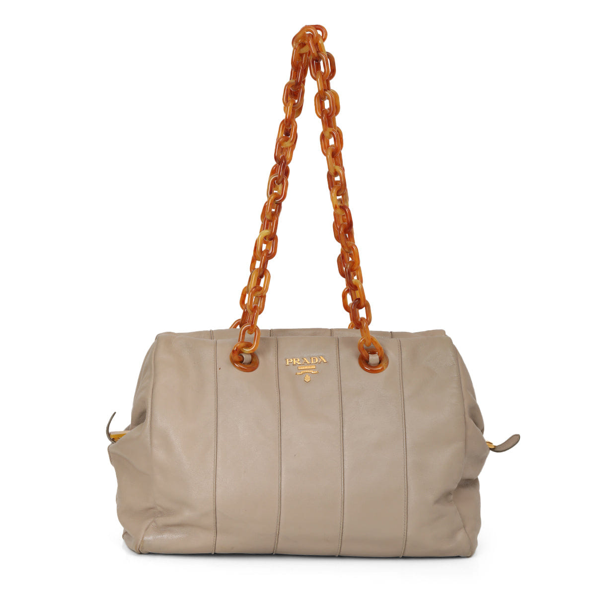 Prada Pomice Chain Tote Bag One Size