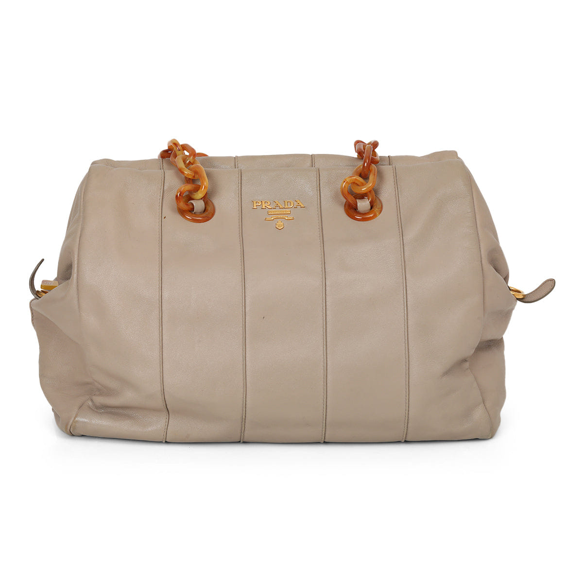 Prada Pomice Chain Tote Bag One Size