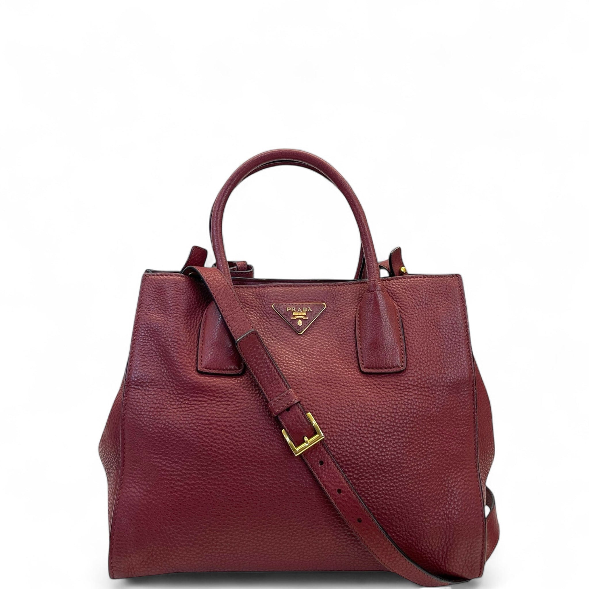 Prada Vitello Daino Leather Tote Bag