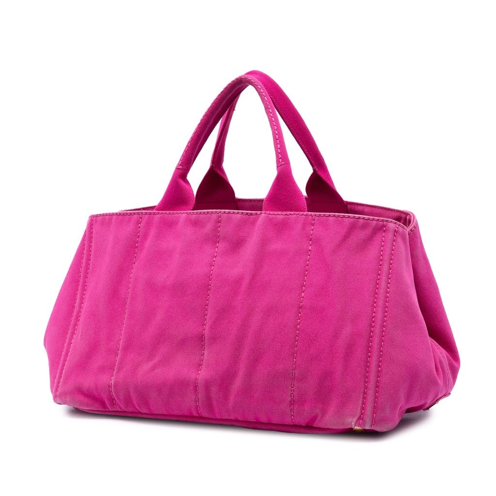 Prada Canvas Canapa Logo Tote