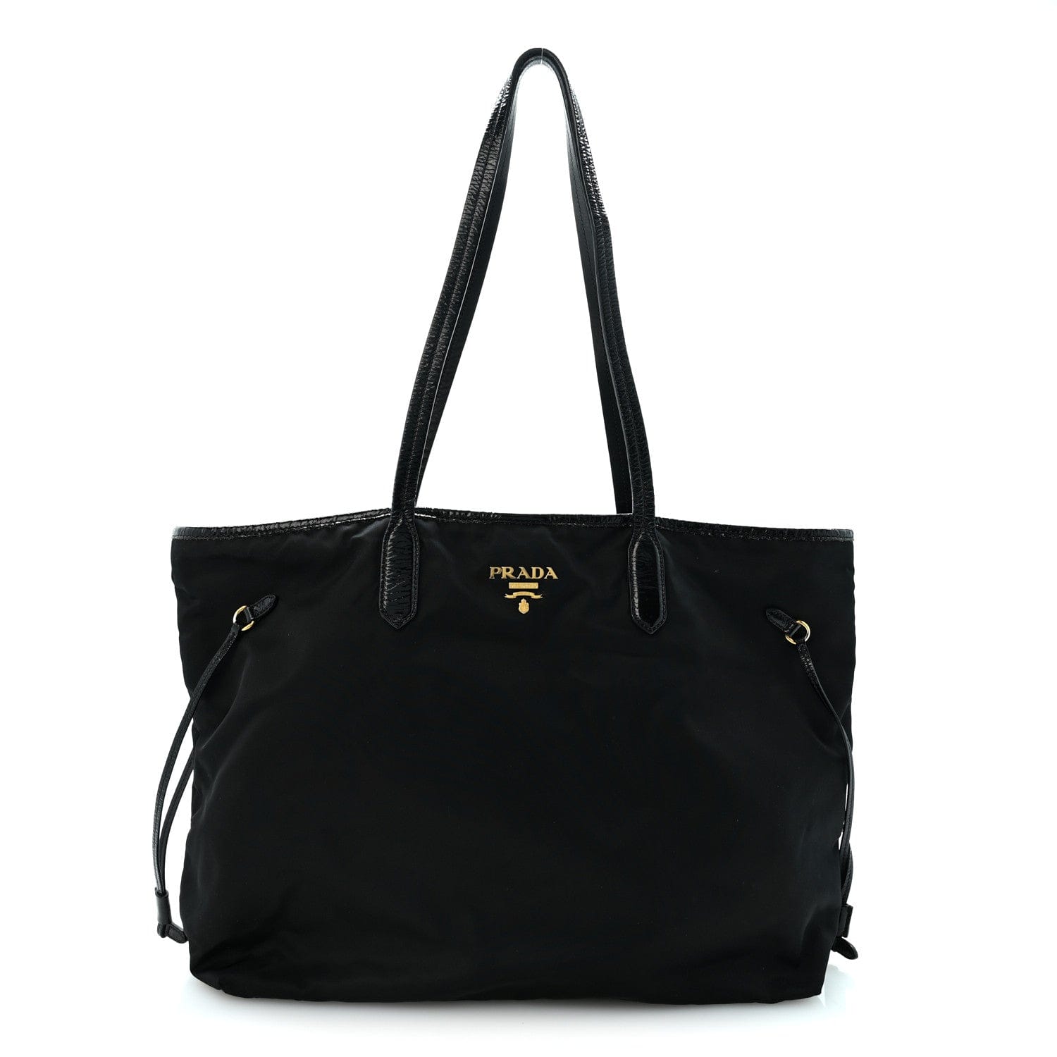 Prada Tessuto Nylon Tote Black