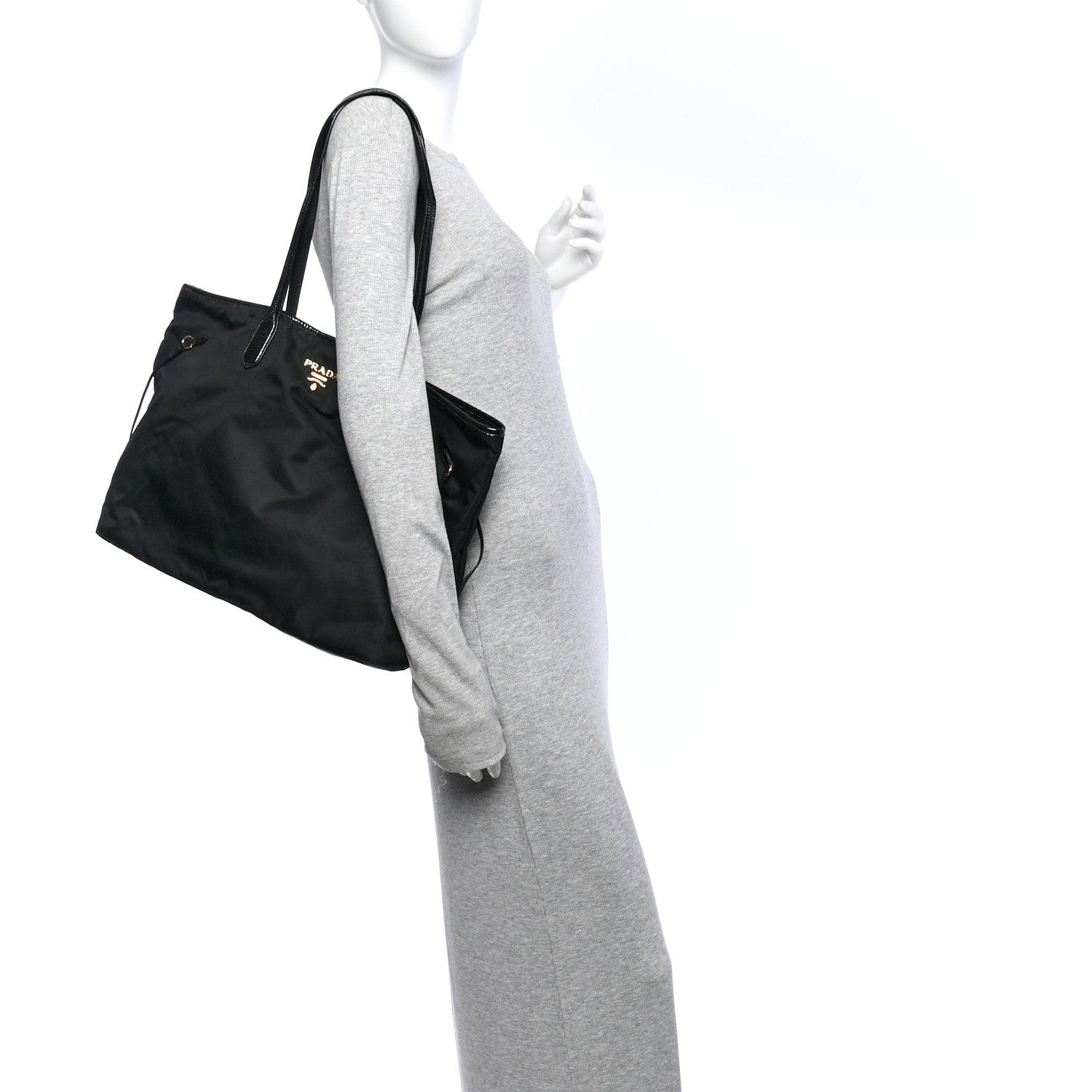 Prada Tessuto Nylon Tote Black
