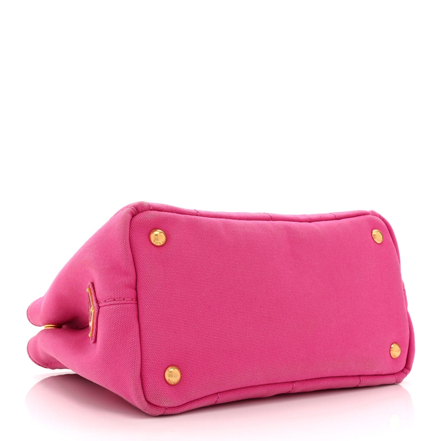 Prada Canapa Small Logo Tote Fuxia