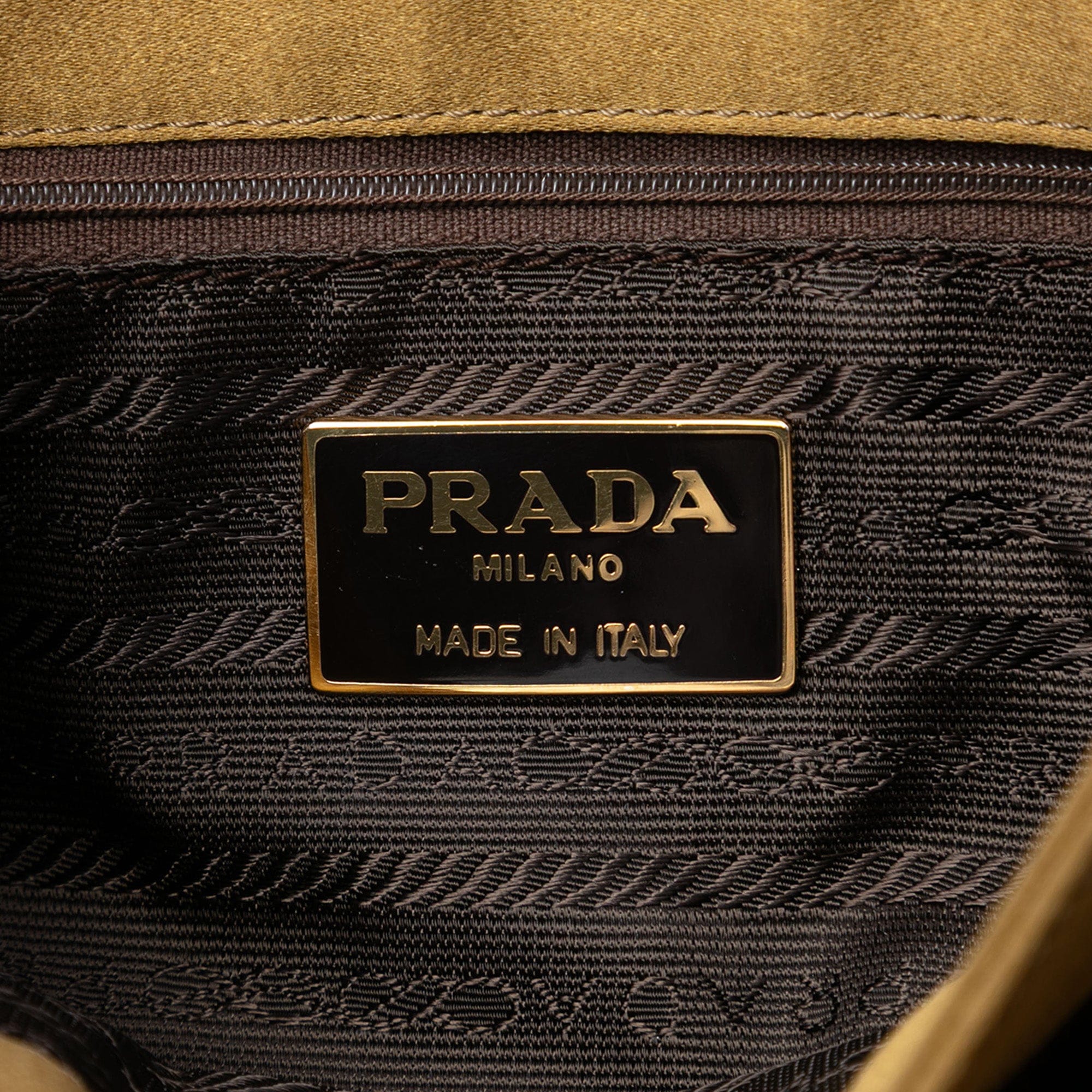 Prada Raso Logo Handbag