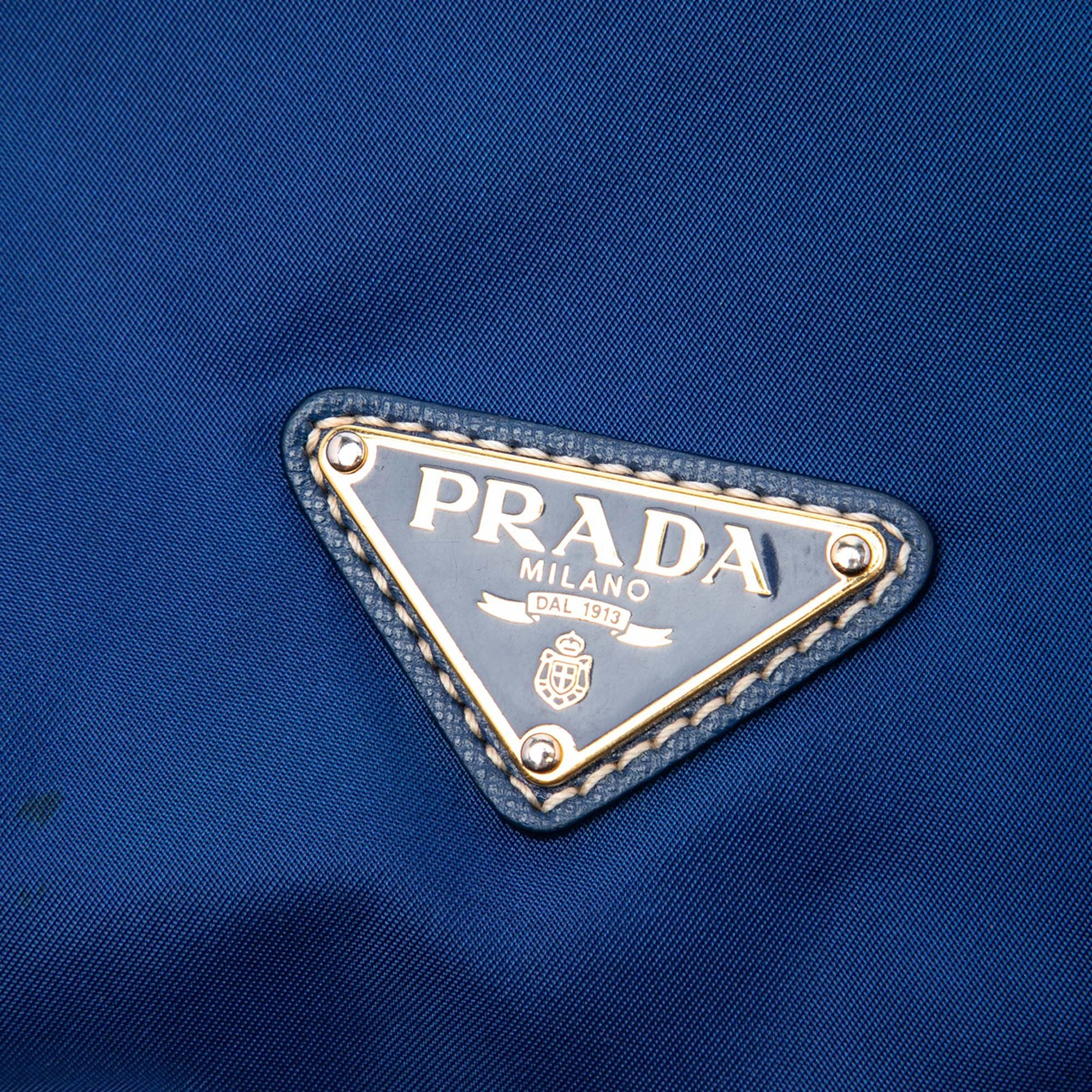 Prada Tessuto Zip Top Convertible Tote