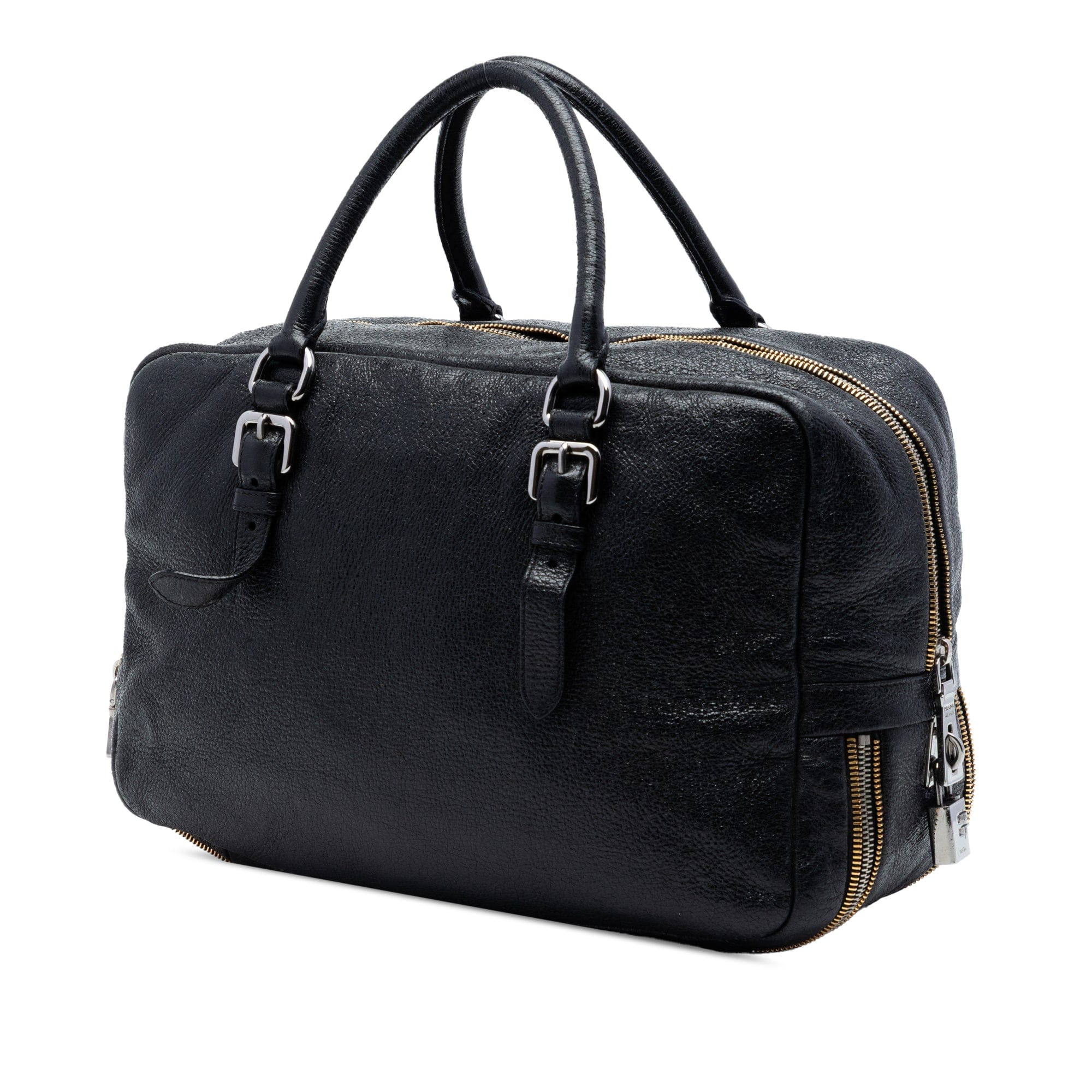 Prada Cervo Lux Bauletto Handbag