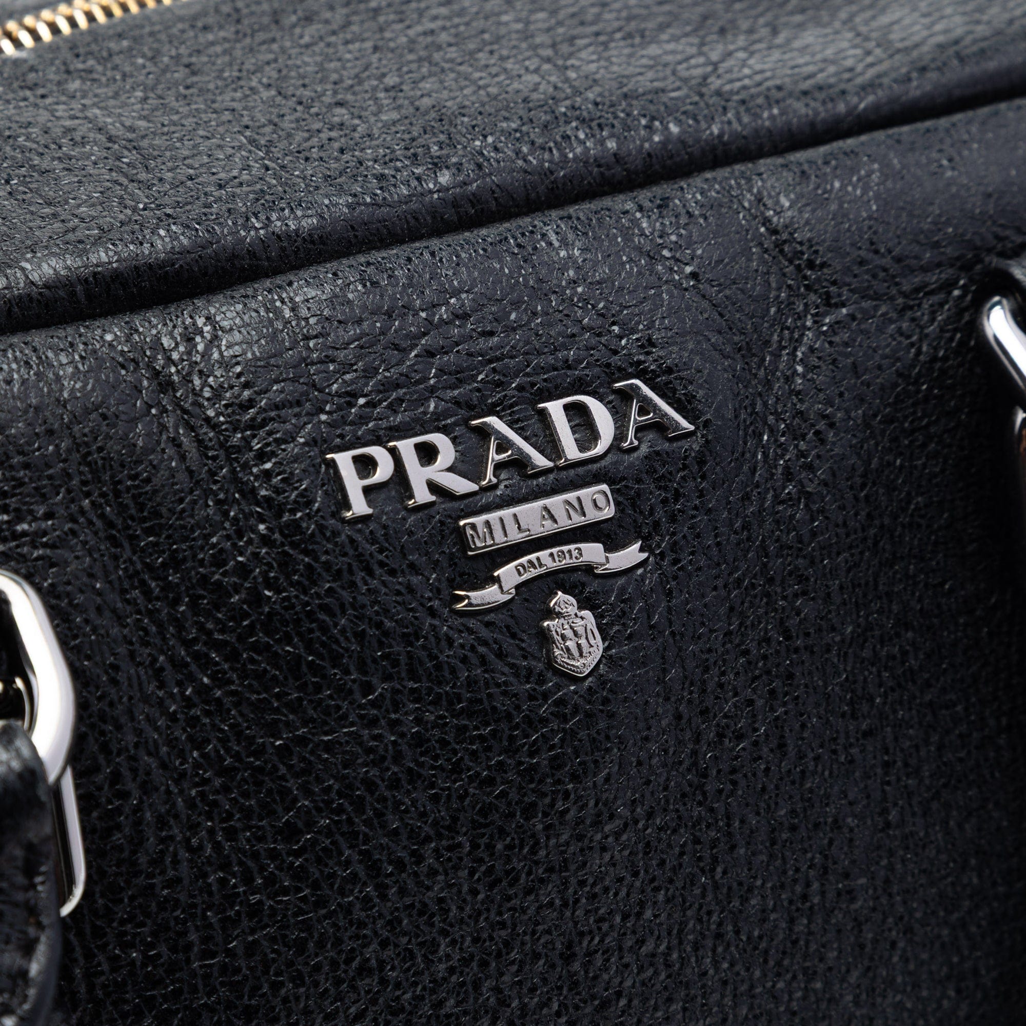 Prada Cervo Lux Bauletto Handbag