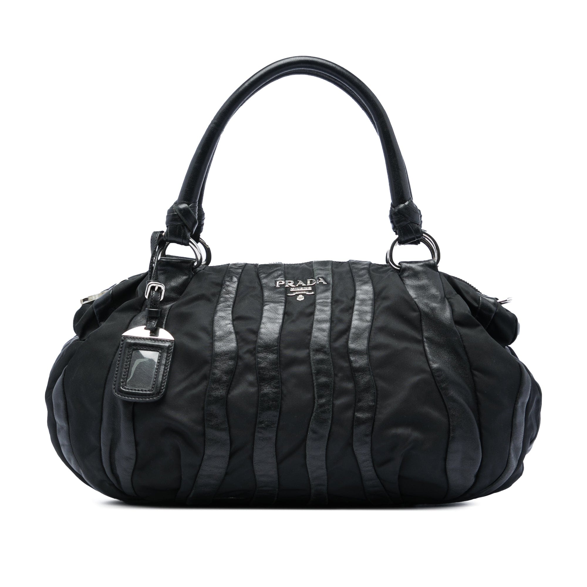Prada Tessuto Nappa Waves Handbag