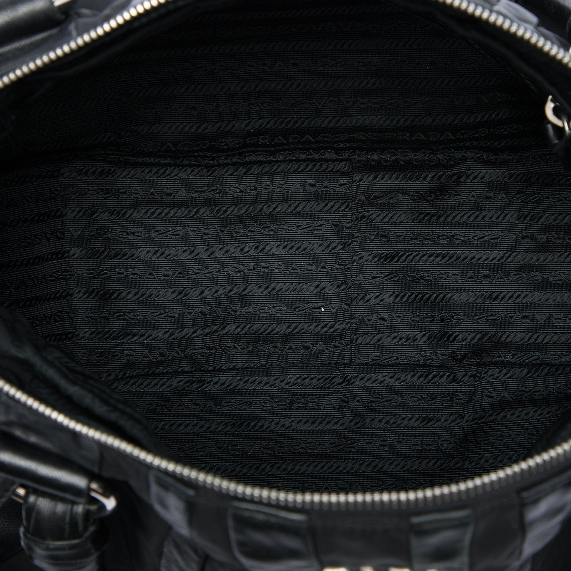 Prada Tessuto Nappa Waves Handbag