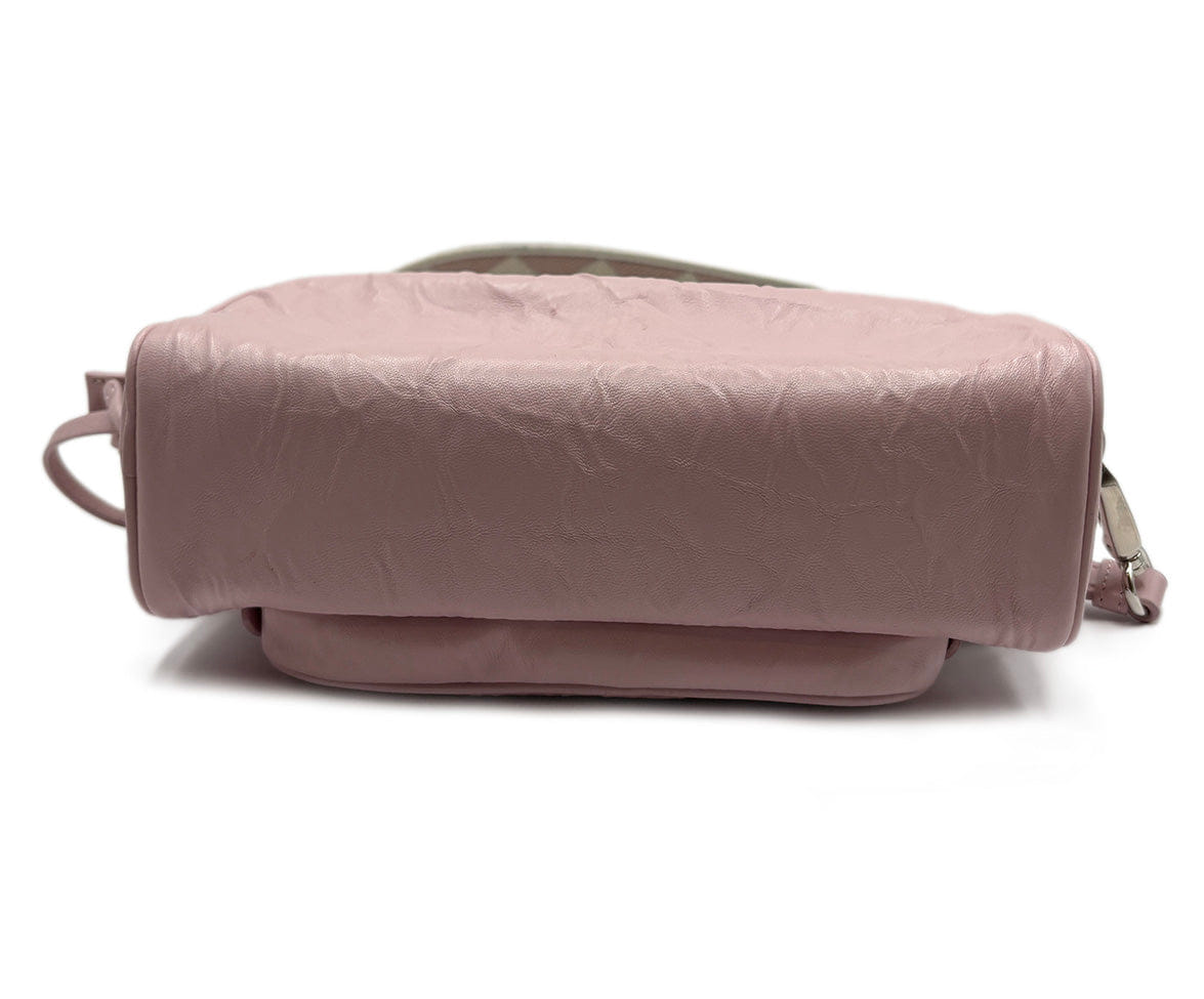 Prada Nappa Antique Multi Pocket Pink Leather Handbag