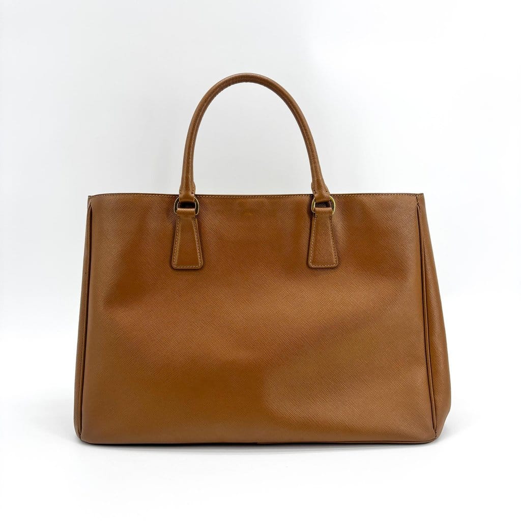 Prada Galleria Saffiano Large Tote Bag Caramel Brown