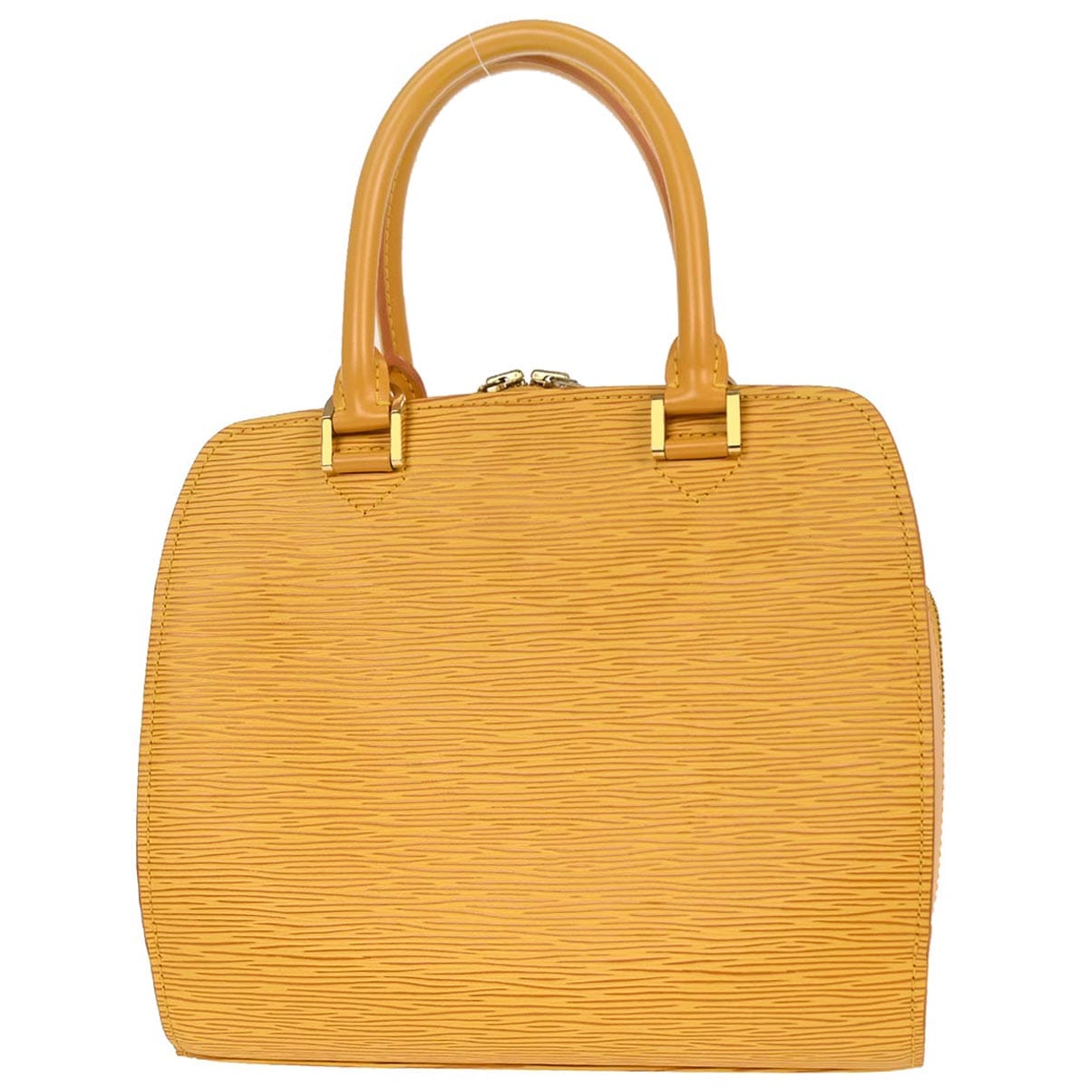 Louis Vuitton 2001 Yellow Epi Pont Neuf Handbag M52059