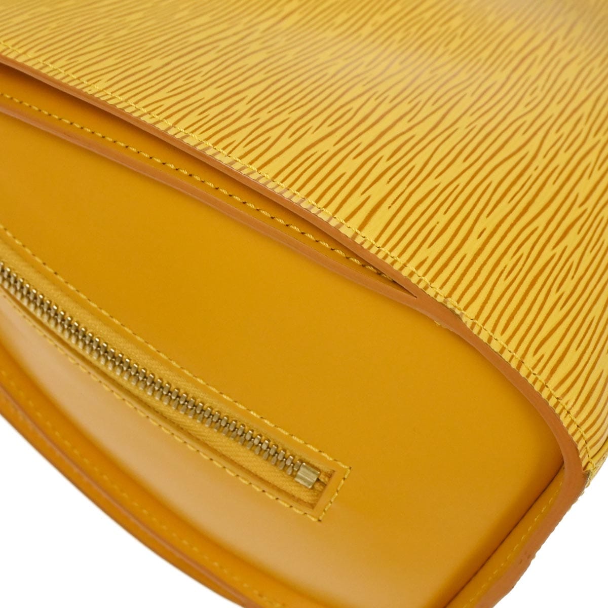 Louis Vuitton 2001 Yellow Epi Pont Neuf Handbag M52059