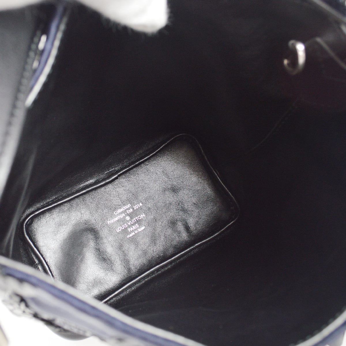 Louis Vuitton 2014 Navy Monogram Satin NN14 Spotlight PM Handbag M94601