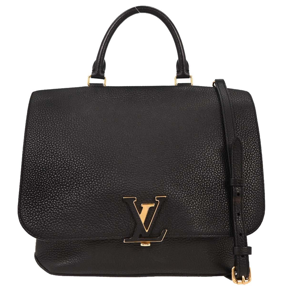 Louis Vuitton Black Taurillon Volta 2way Shoulder Handbag M50255