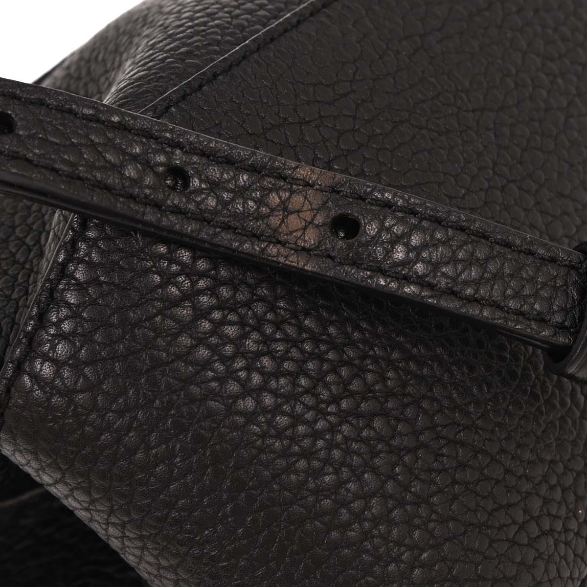 Louis Vuitton Black Taurillon Volta 2way Shoulder Handbag M50255