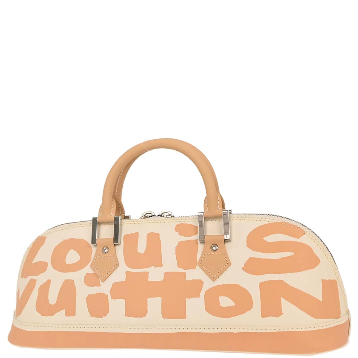 Louis Vuitton 2001 Beige Graffiti Alma Horizontal Handbag M92176