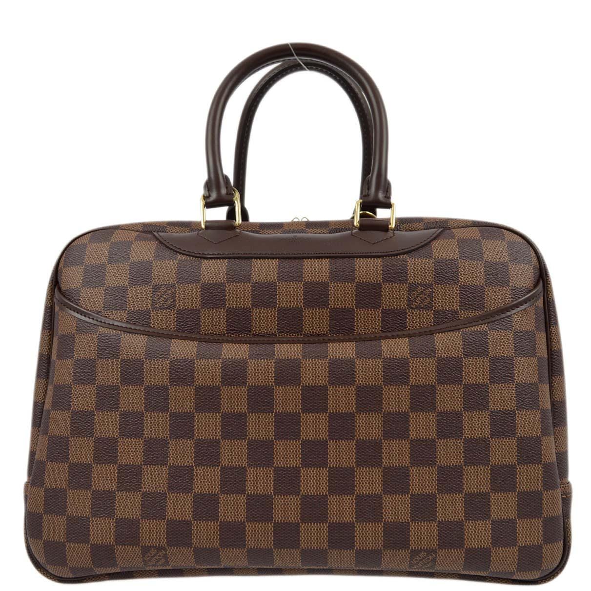Louis Vuitton 2006 Damier Deauville Bowling Vanity Handbag N47272