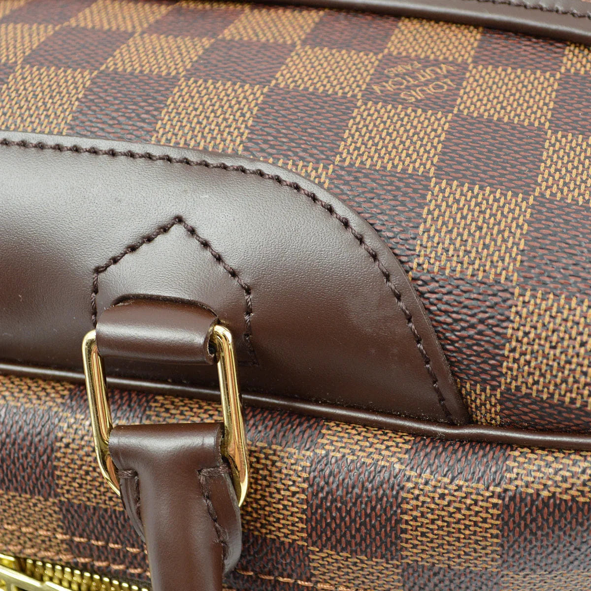 Louis Vuitton 2006 Damier Deauville Bowling Vanity Handbag N47272
