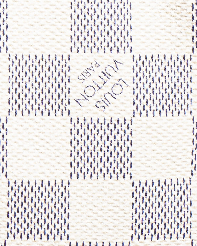 Louis Vuitton Damier Azur Canvas Speedy 25 Handbag