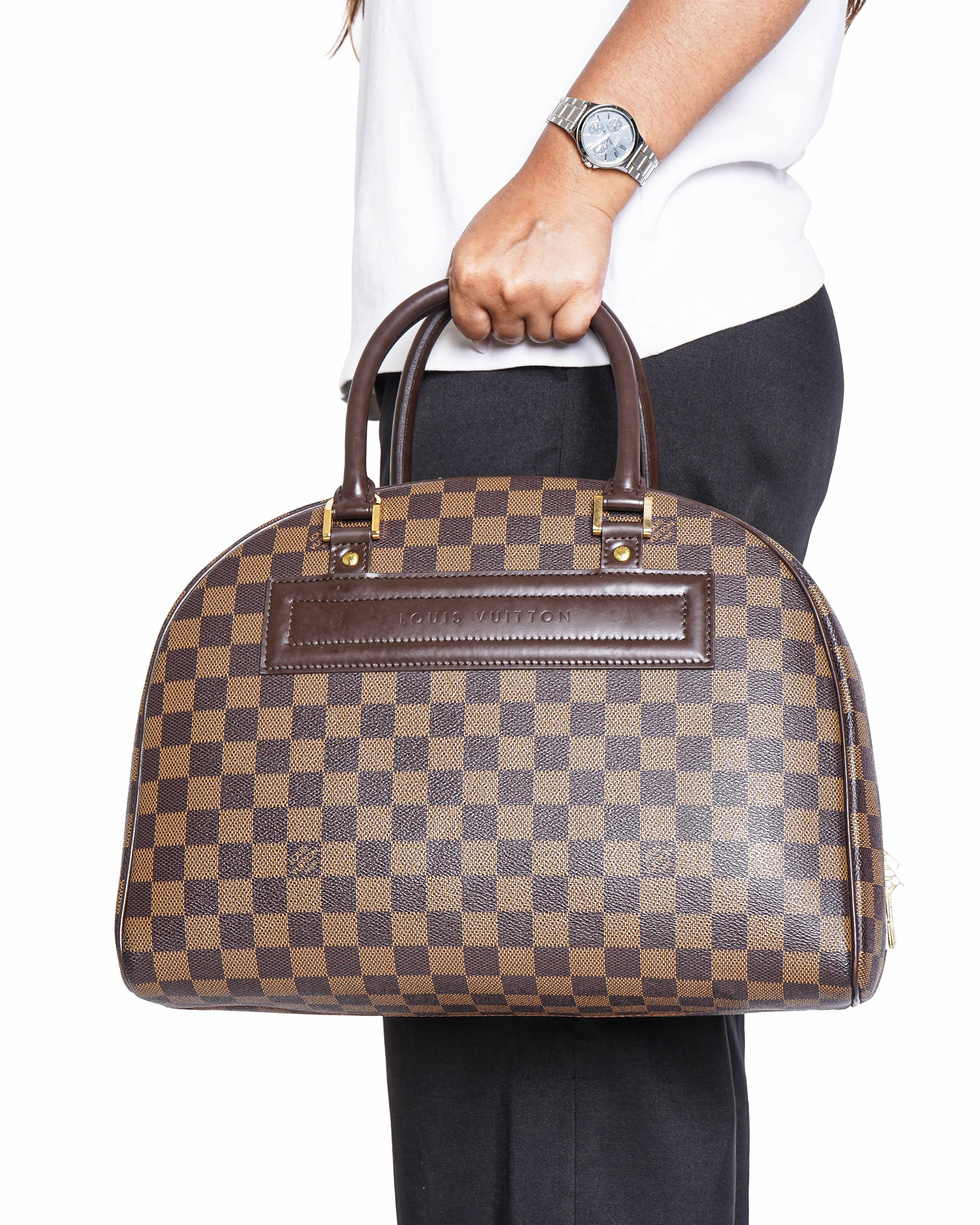 Louis Vuitton Damier Ebene Canvas Nolita HandBag